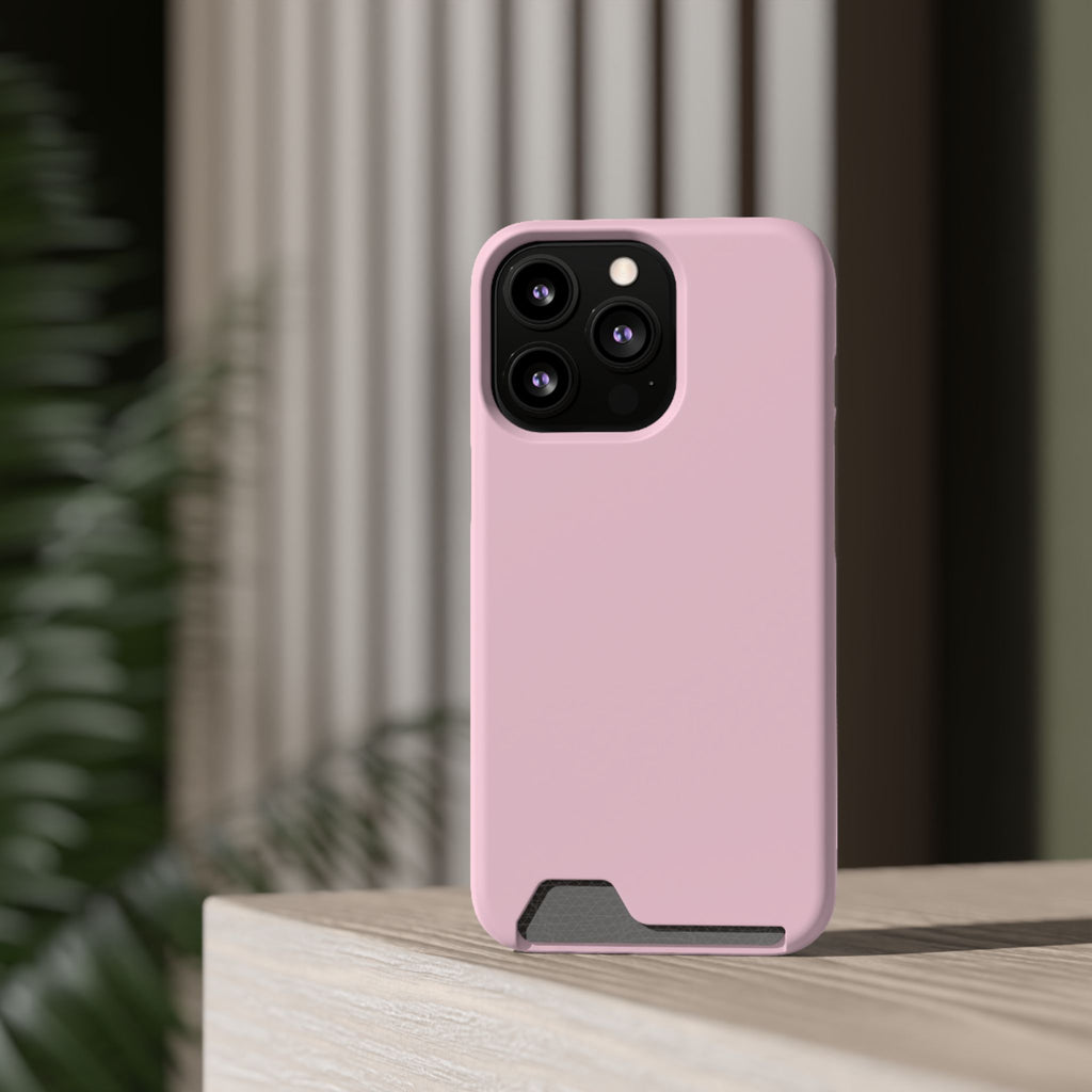 Pale Pink Card-Holder Phone Case