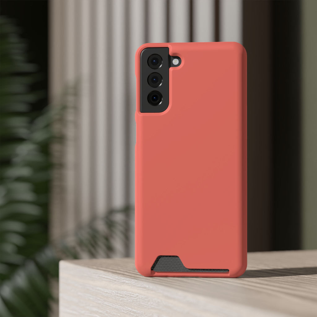 Coral Cardholder Phone Case