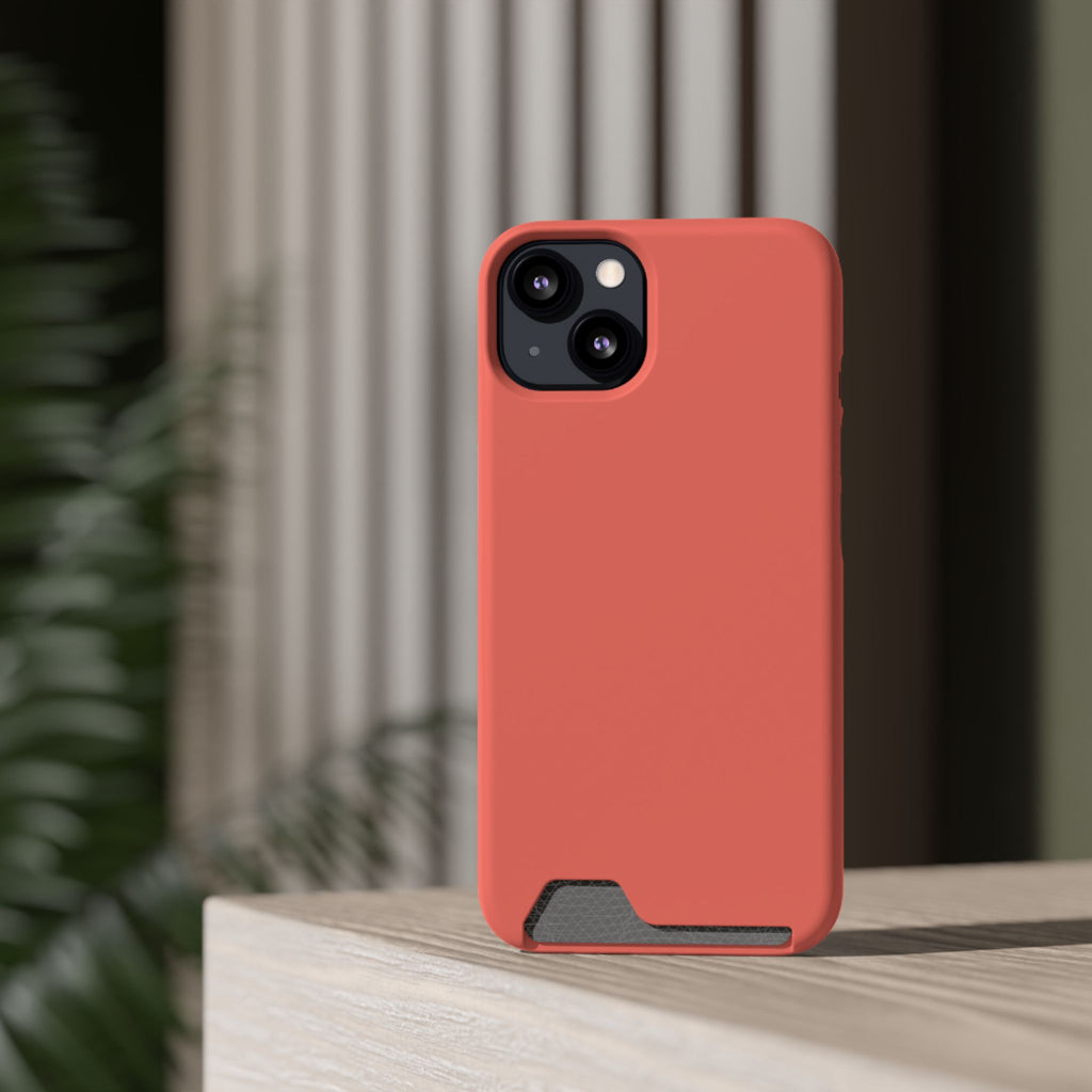 Coral Cardholder Phone Case