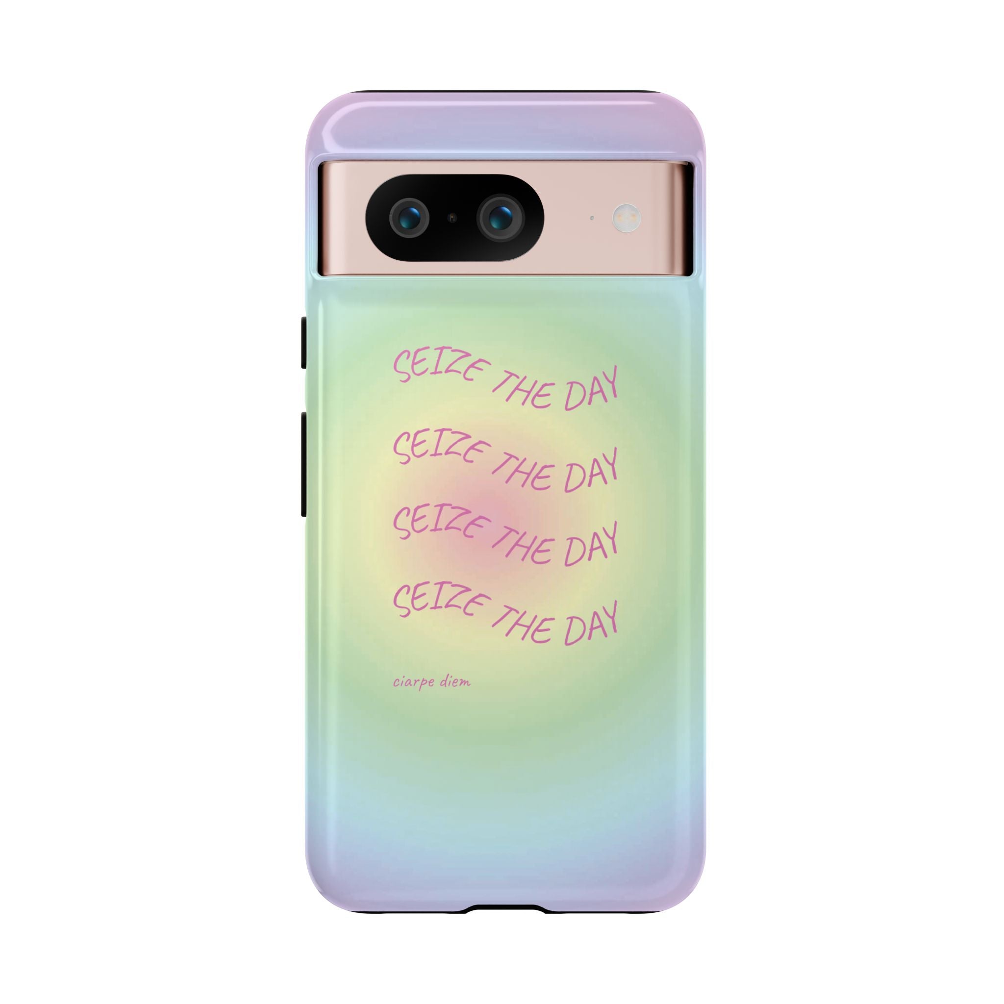Bermuda Halo Seize The Day Pastel Gradient Tough Phone Case