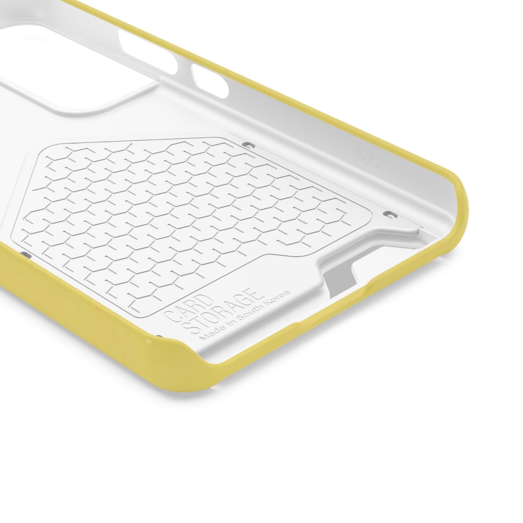 Yellow Card-Holder Phone Case