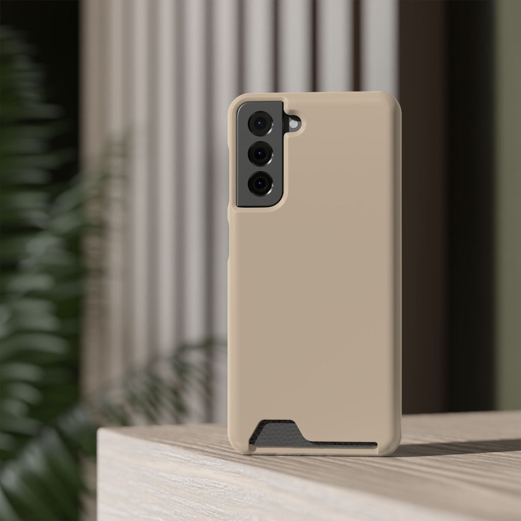 Beige Card-Holder Phone Case