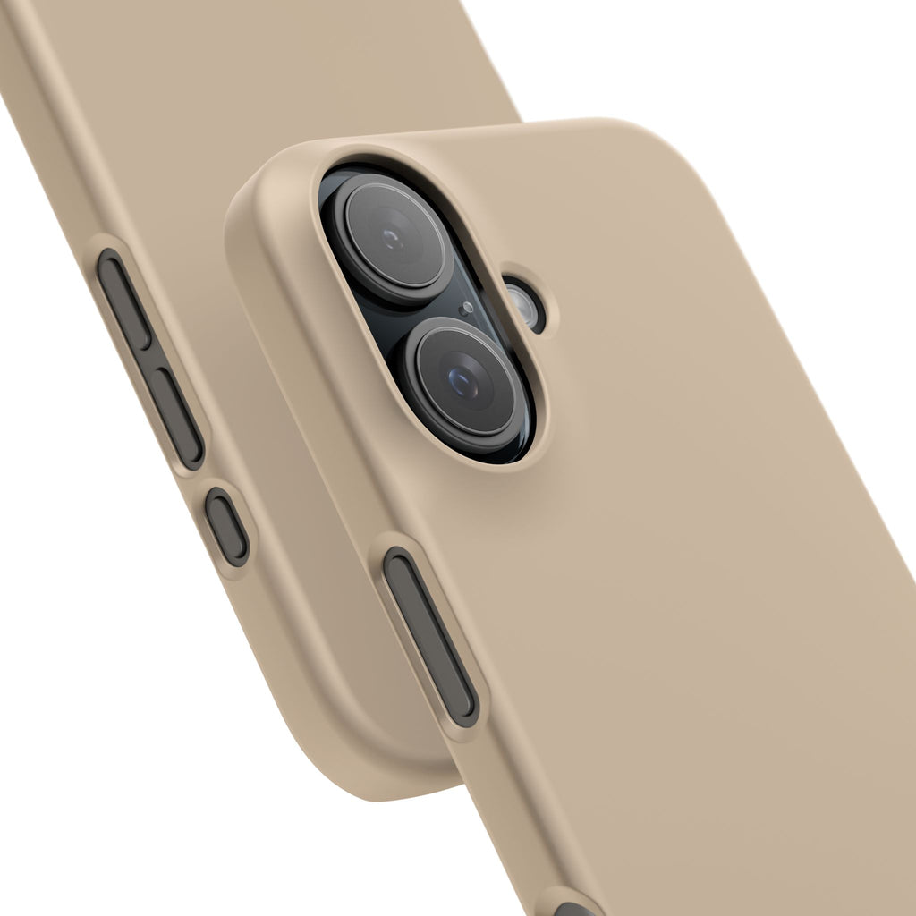 Beige Snap Phone Case