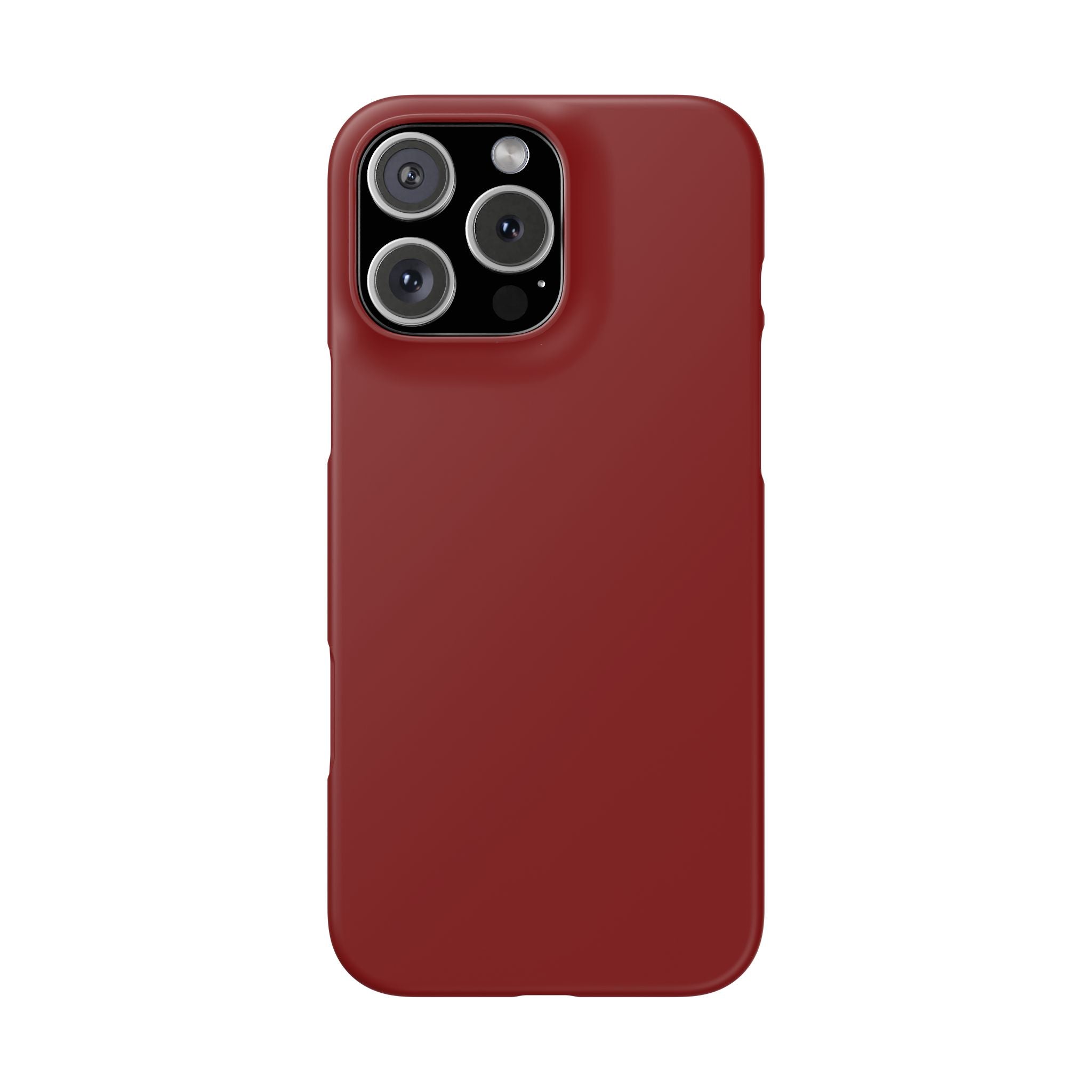 Dark Red Snap Phone Case