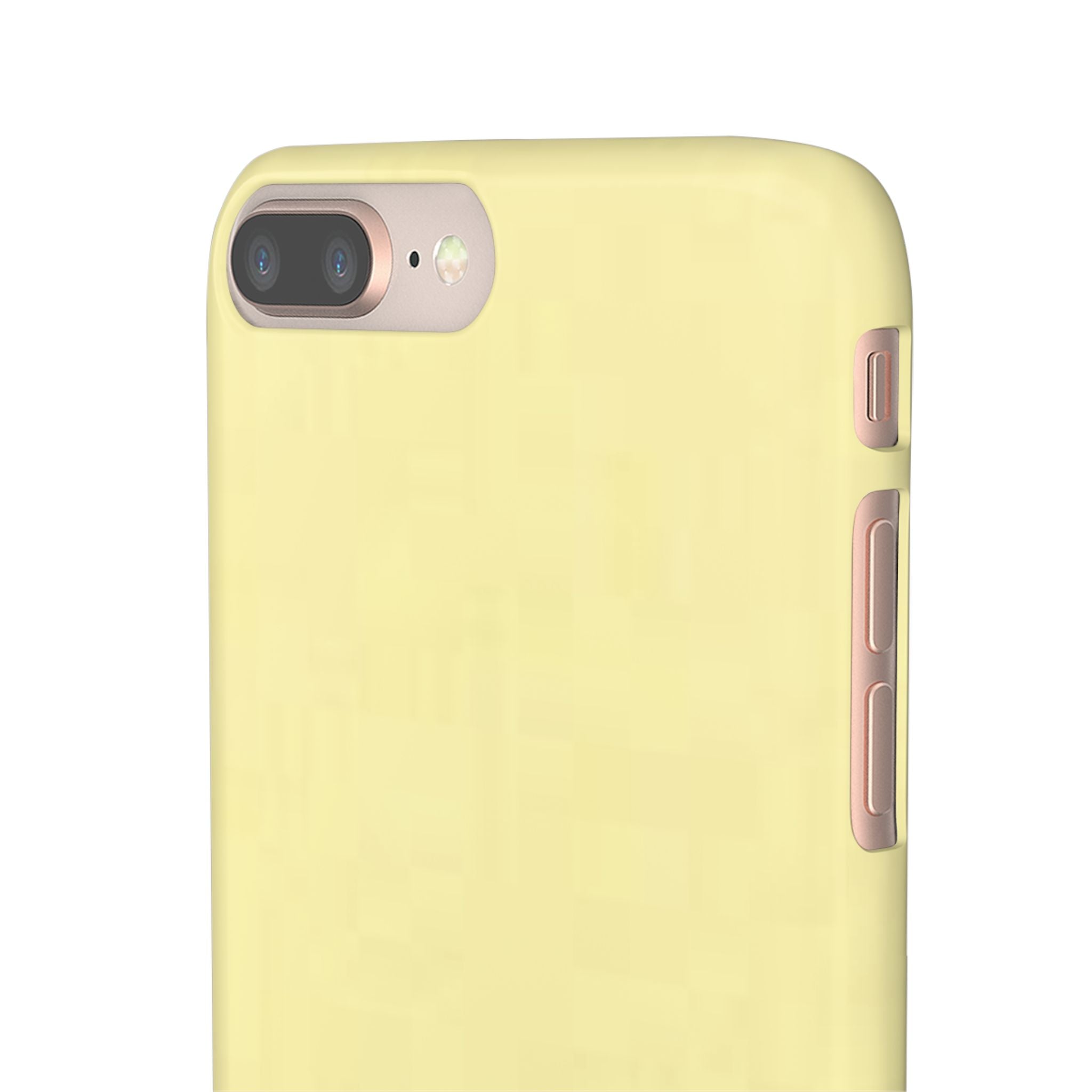 Pale Yellow Snap Phone Case
