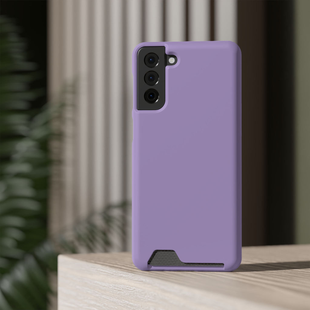Lilac Card Holder Phone Case