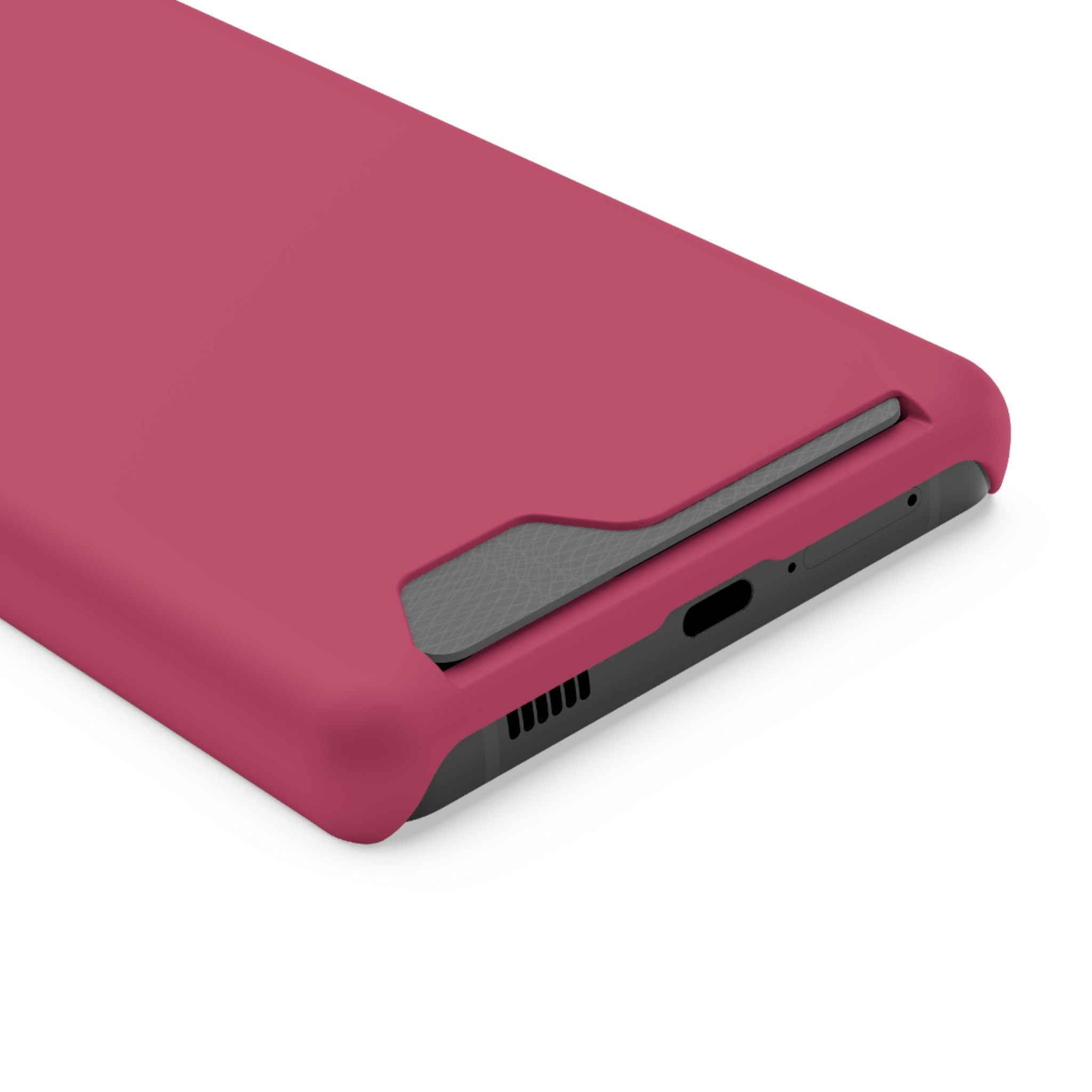 Raspberry Card Holder Phone Case