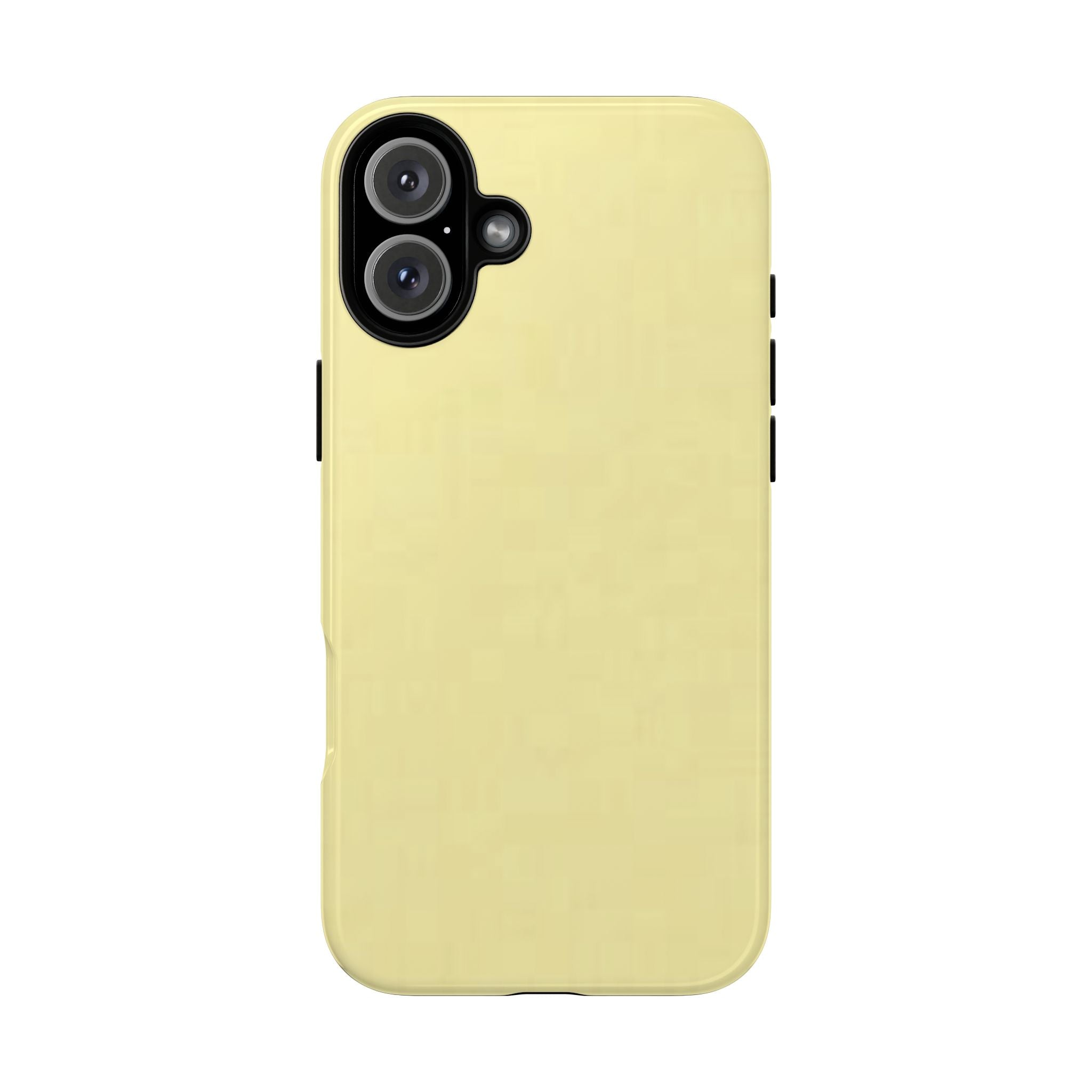 Pale Yellow Protective Phone Case