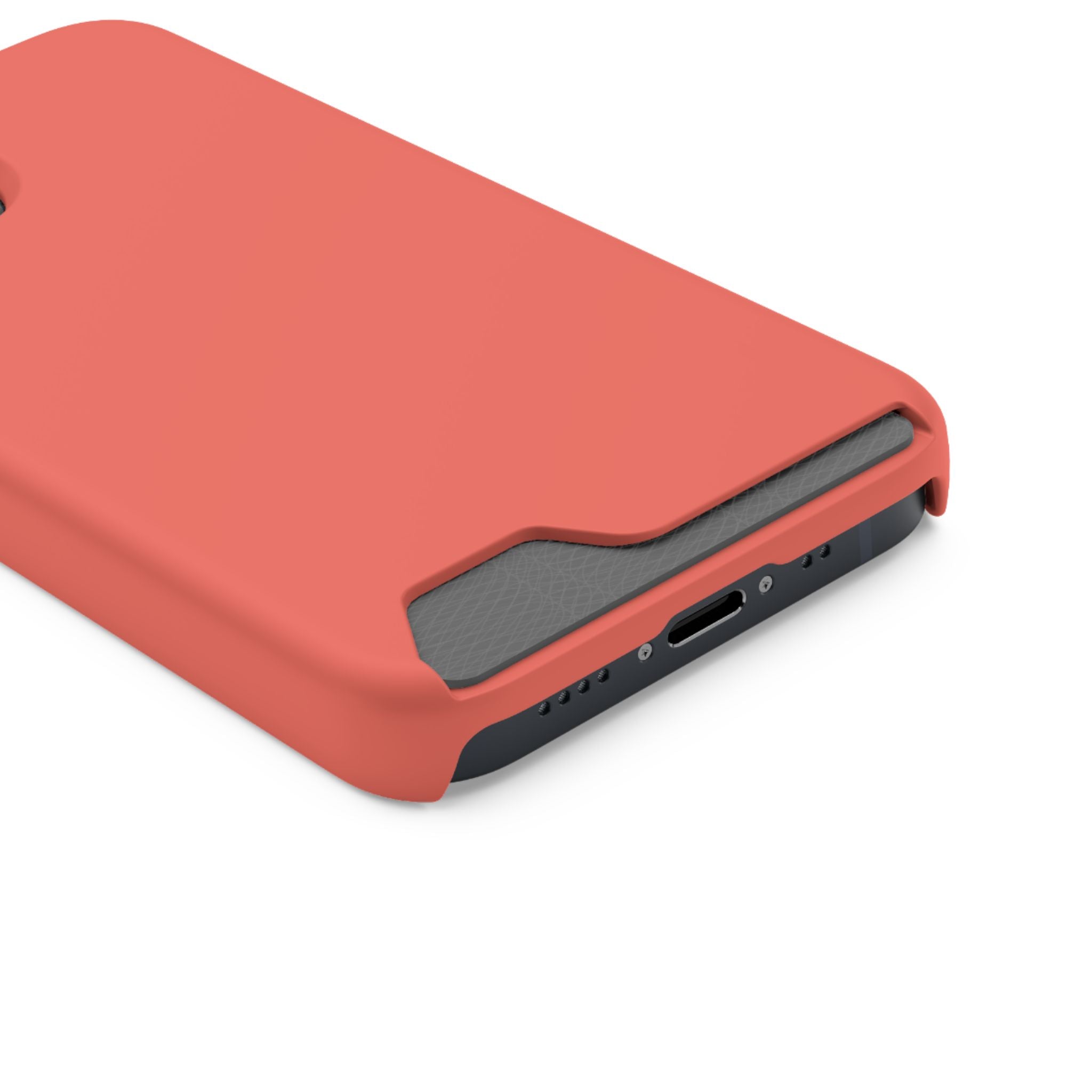Coral Cardholder Phone Case