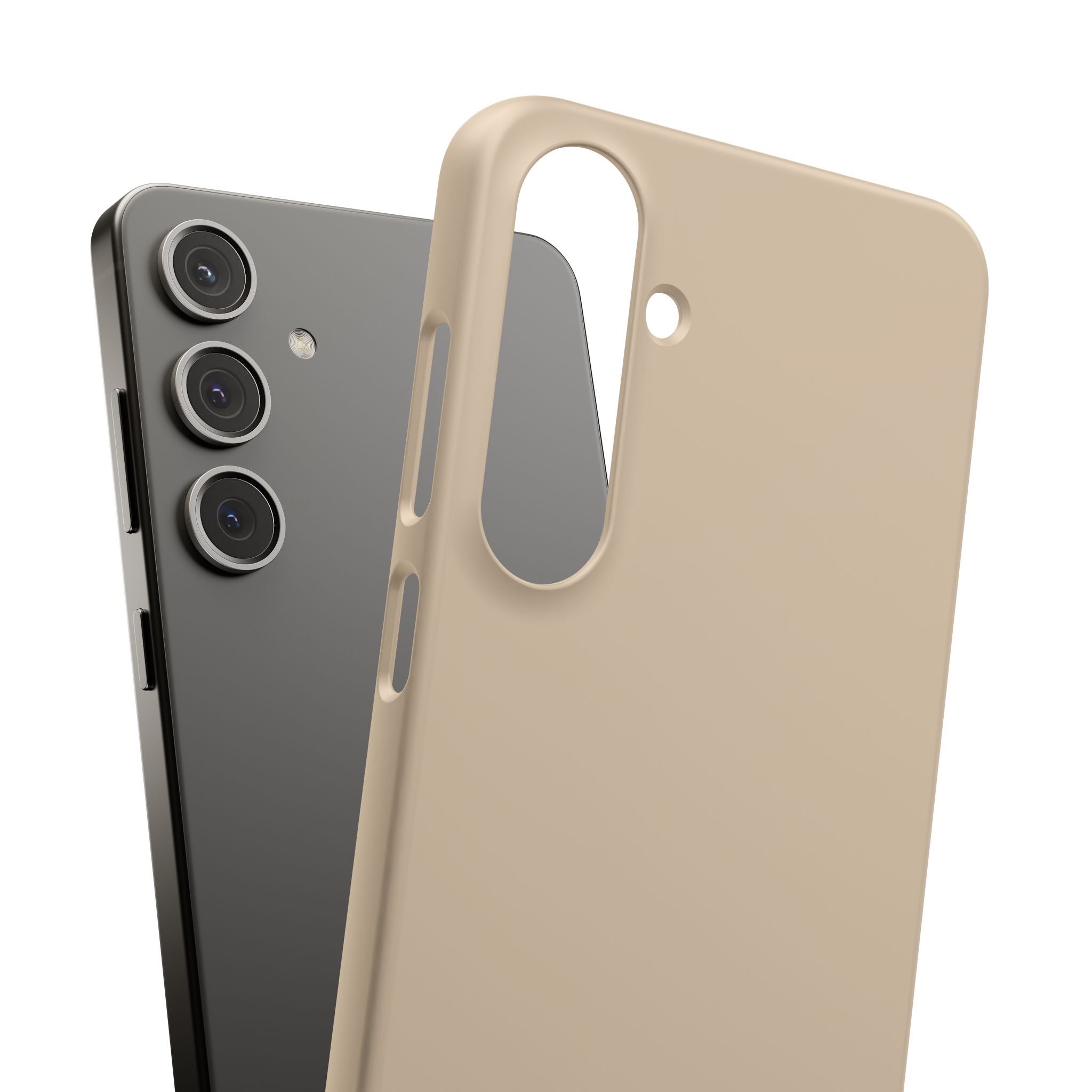 Beige Snap Phone Case