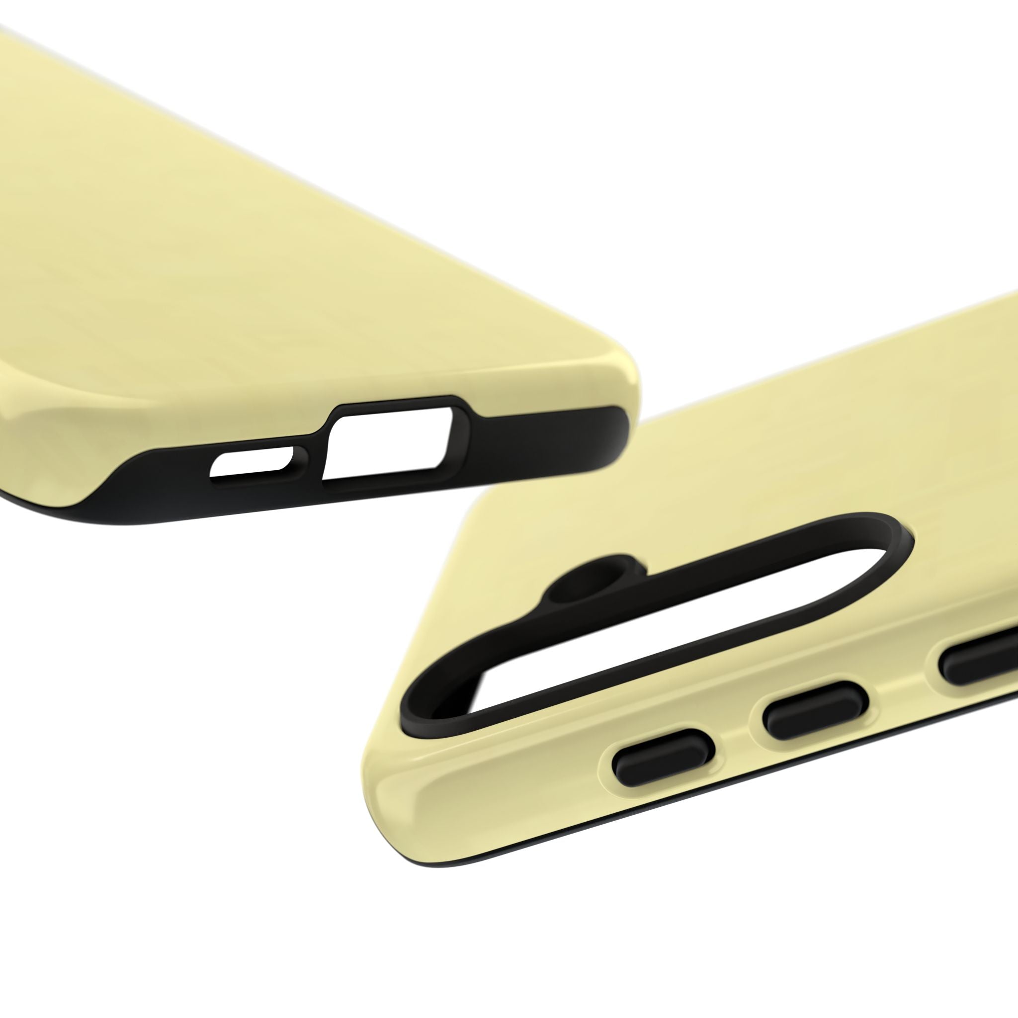 Pale Yellow Protective Phone Case
