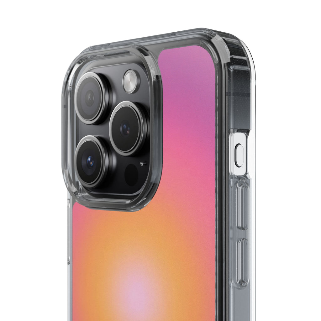 Sunset Gradient Clear Protective Cover