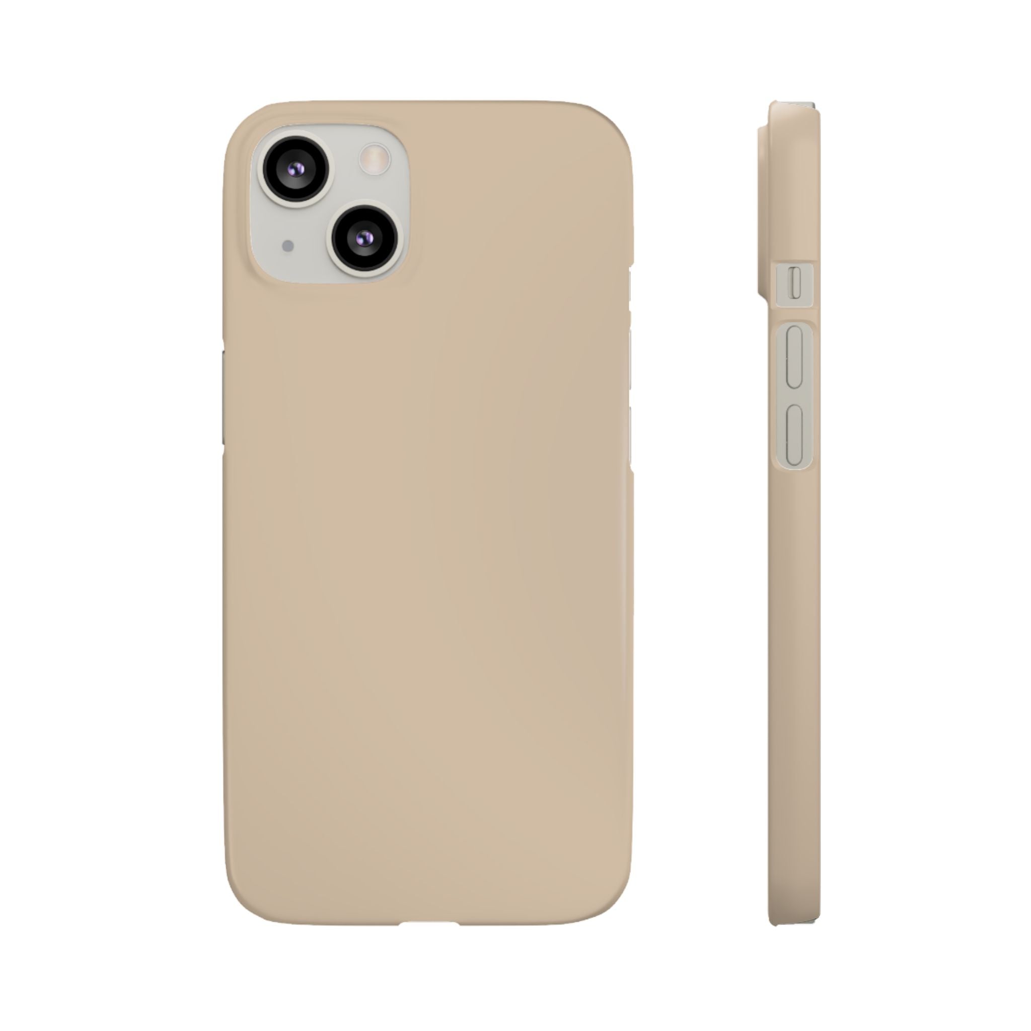 Beige Snap Phone Case