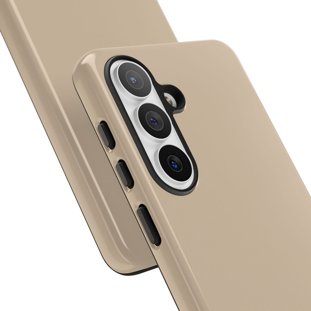 Beige Protective Phone Case