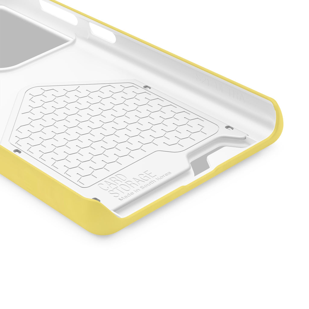 Yellow Card-Holder Phone Case