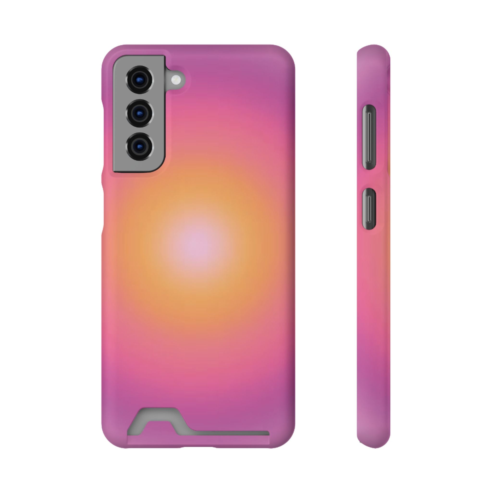 Sunset Gradient Phone Case with Card Holder