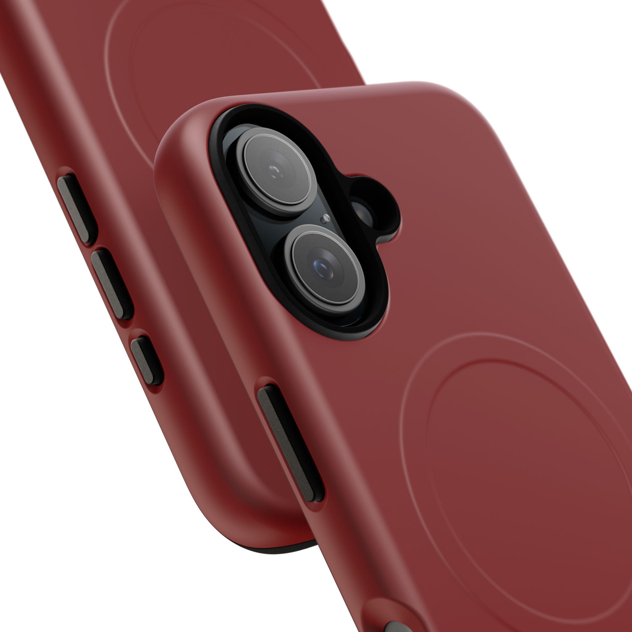 Dark Red MagSafe Protective Phone Case