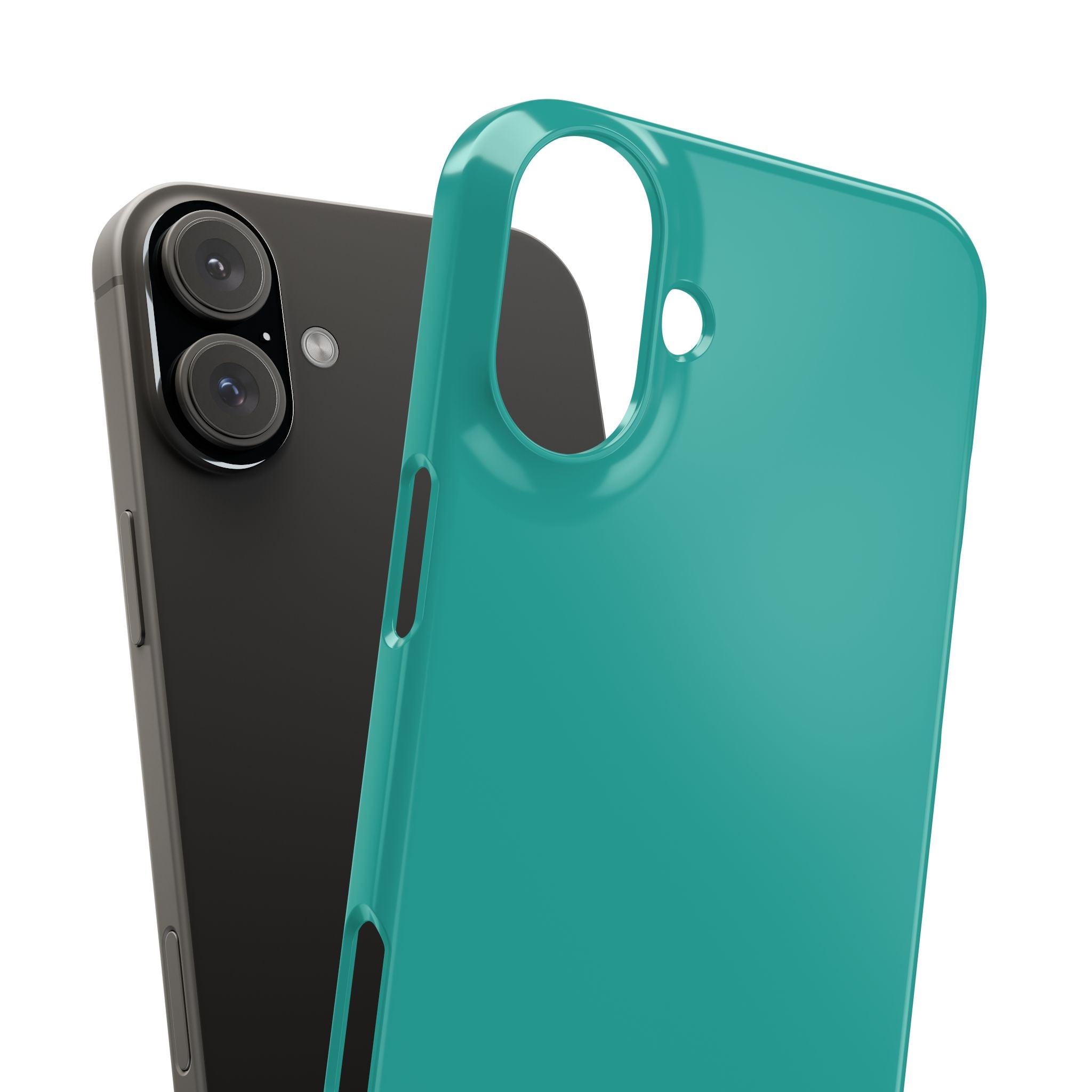 Teal Snap Phone Case