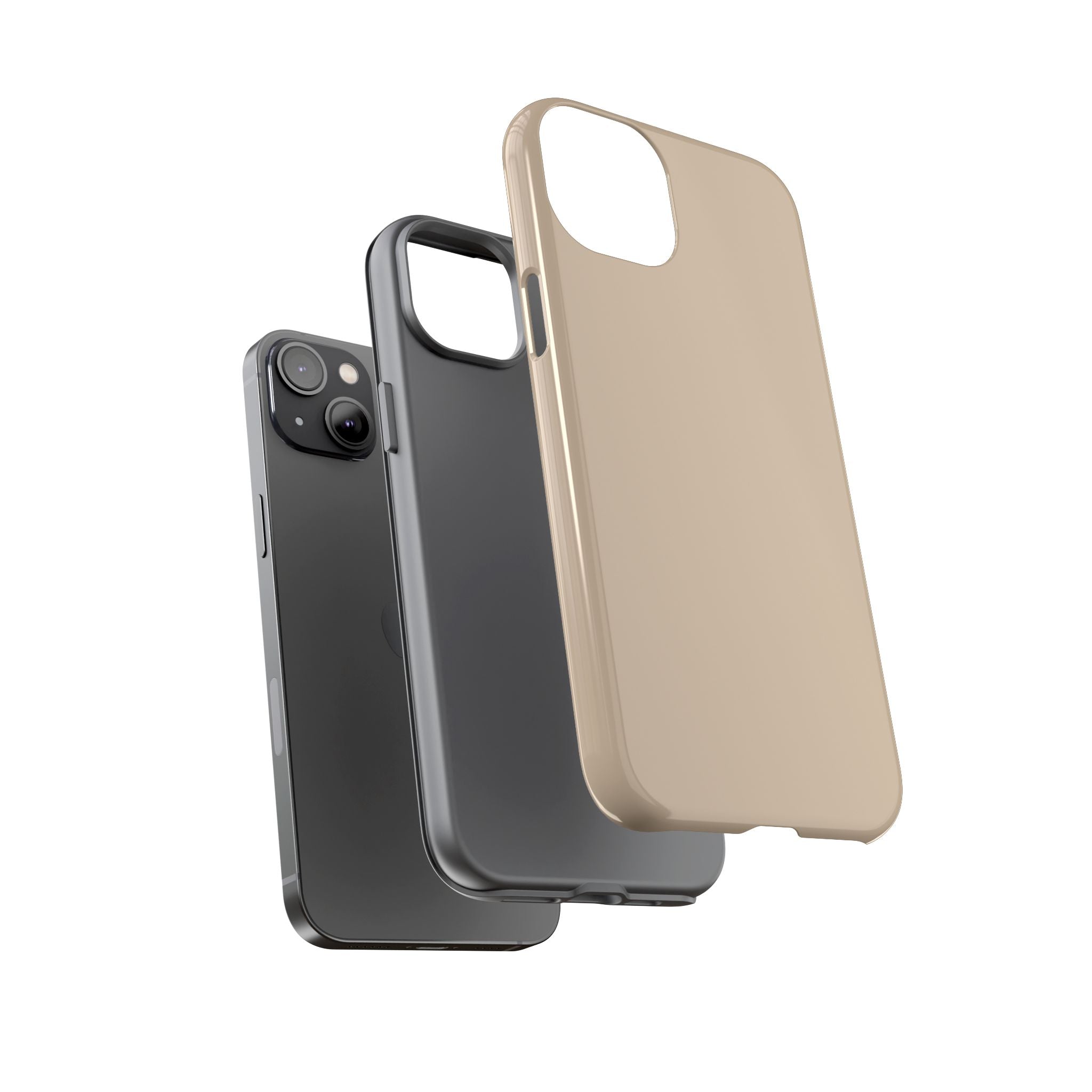 Beige Protective Phone Case