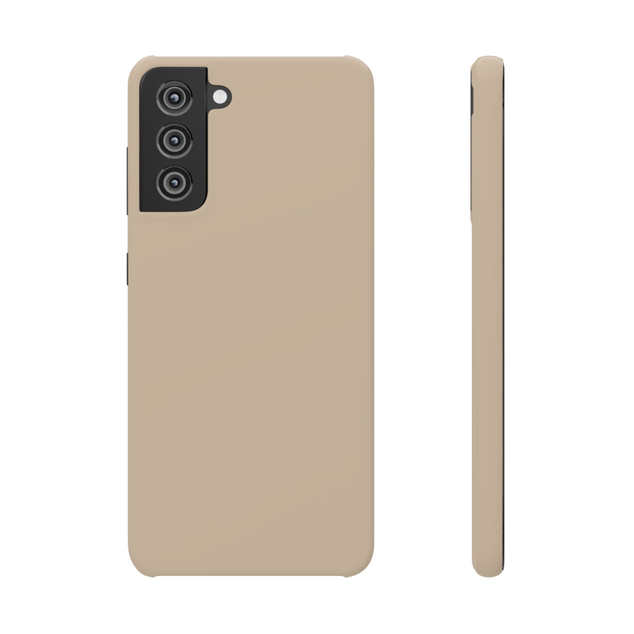 Beige Snap Phone Case