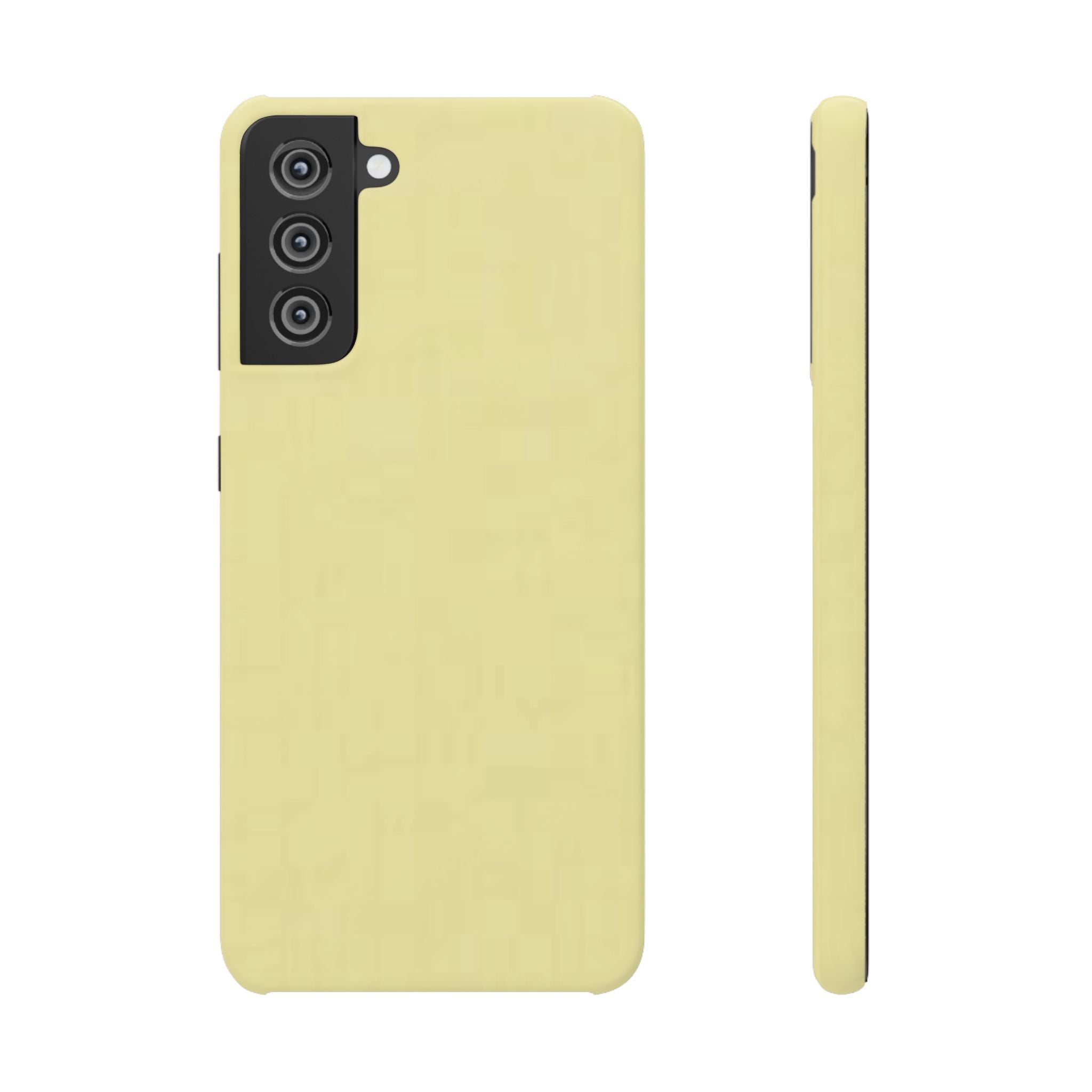 Pale Yellow Snap Phone Case