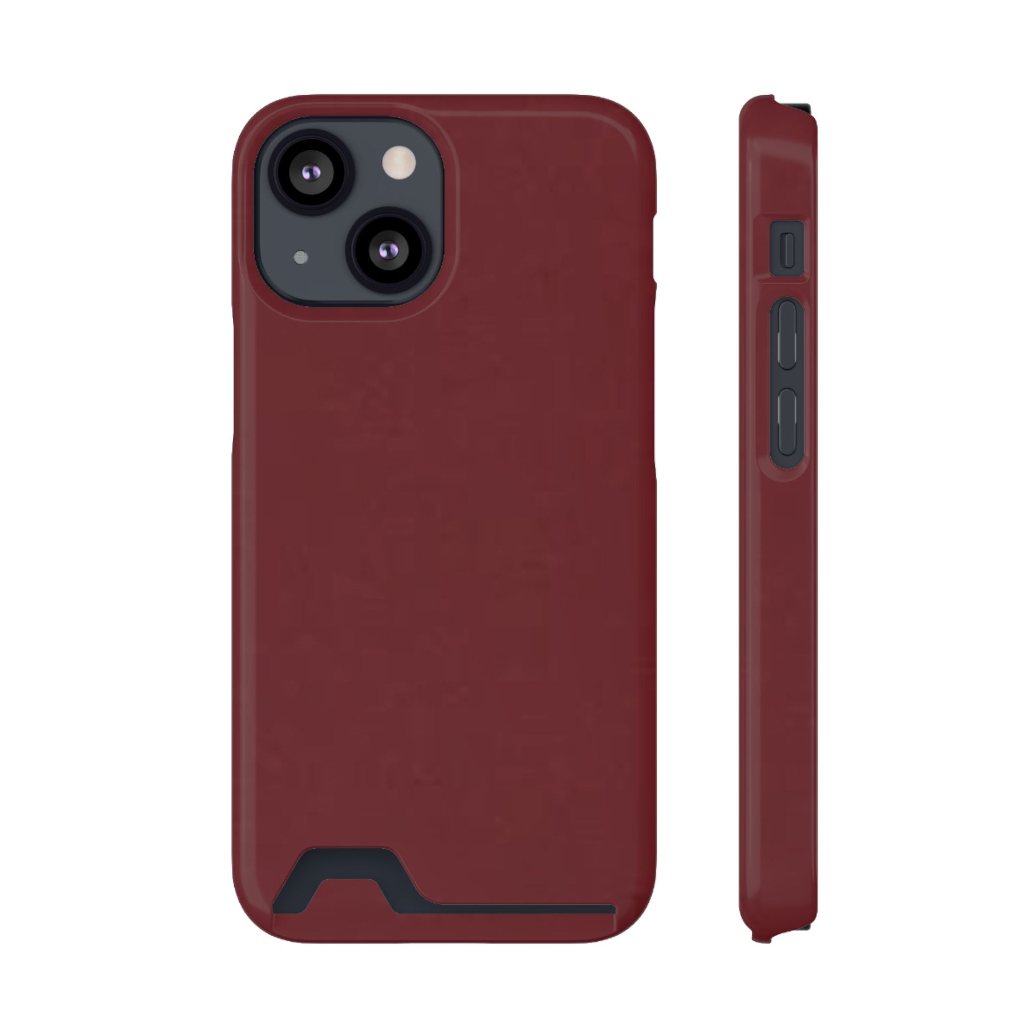 Dark Cherry Card Holder Phone Case