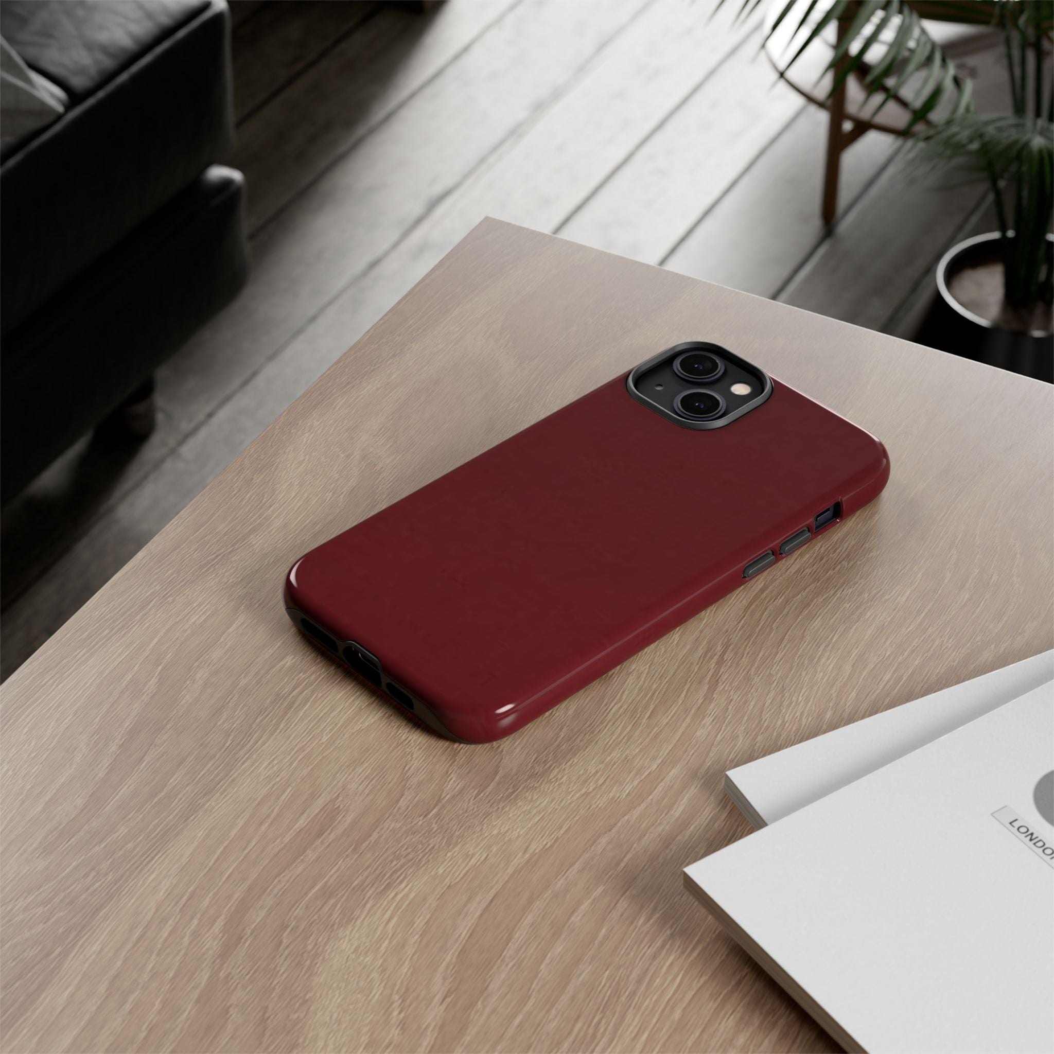 Dark Cherry Protective Phone Case