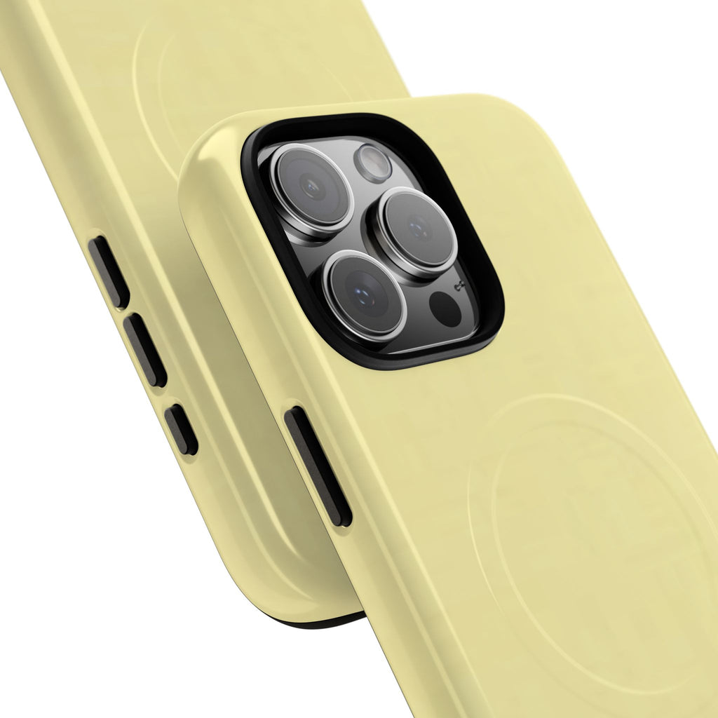 Pale Yellow MagSafe Protective Phone Case