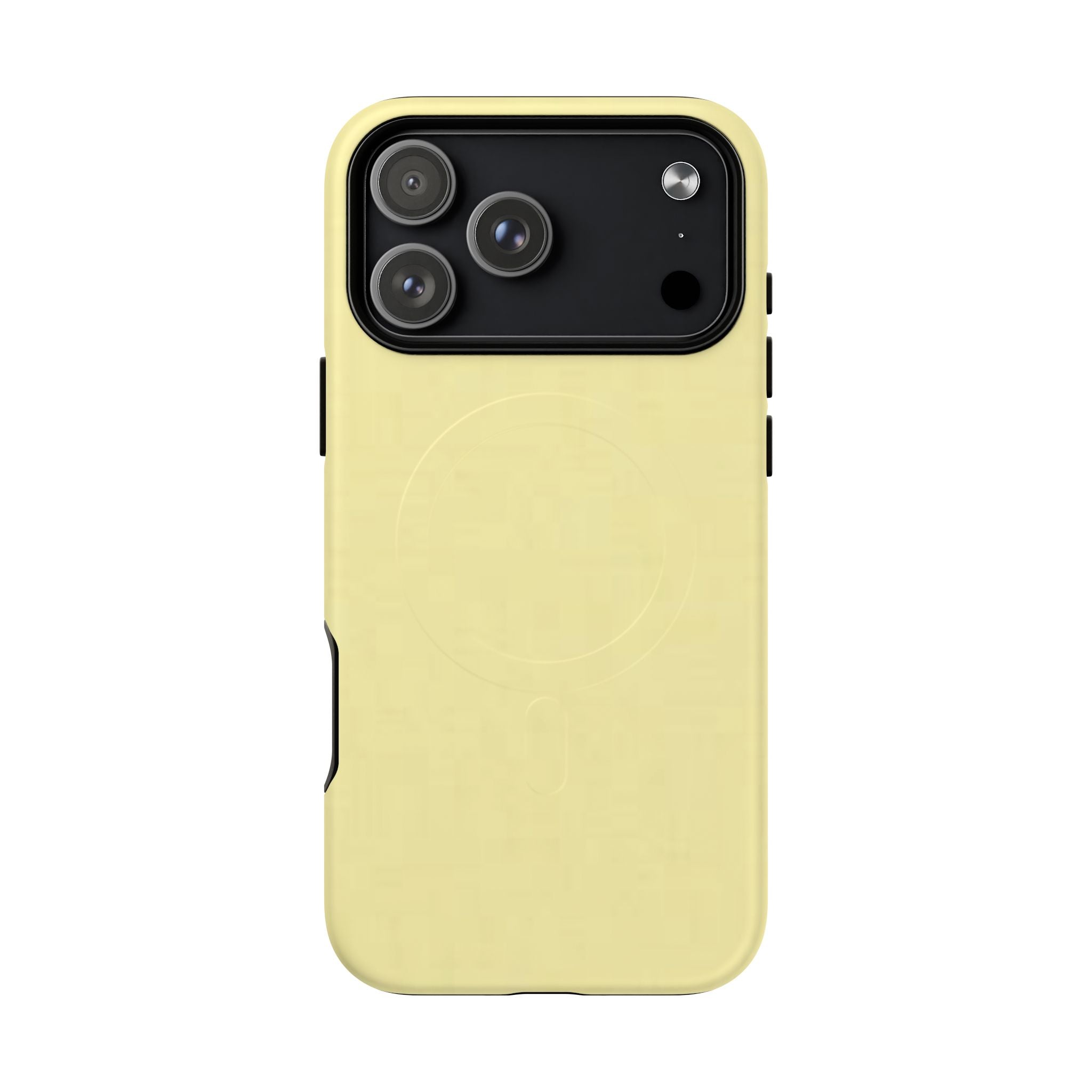 Pale Yellow MagSafe Protective Phone Case