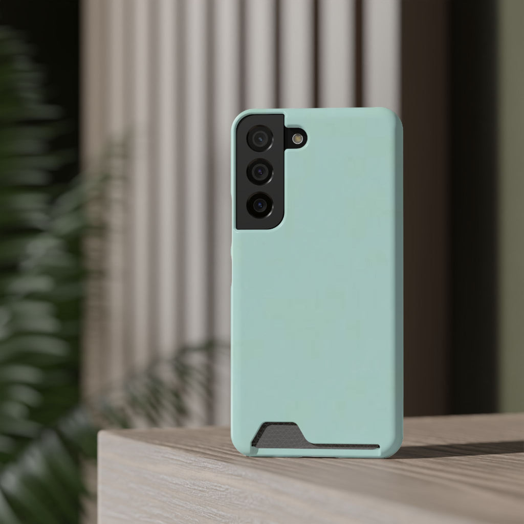 Light Mint Card Holder Phone Case