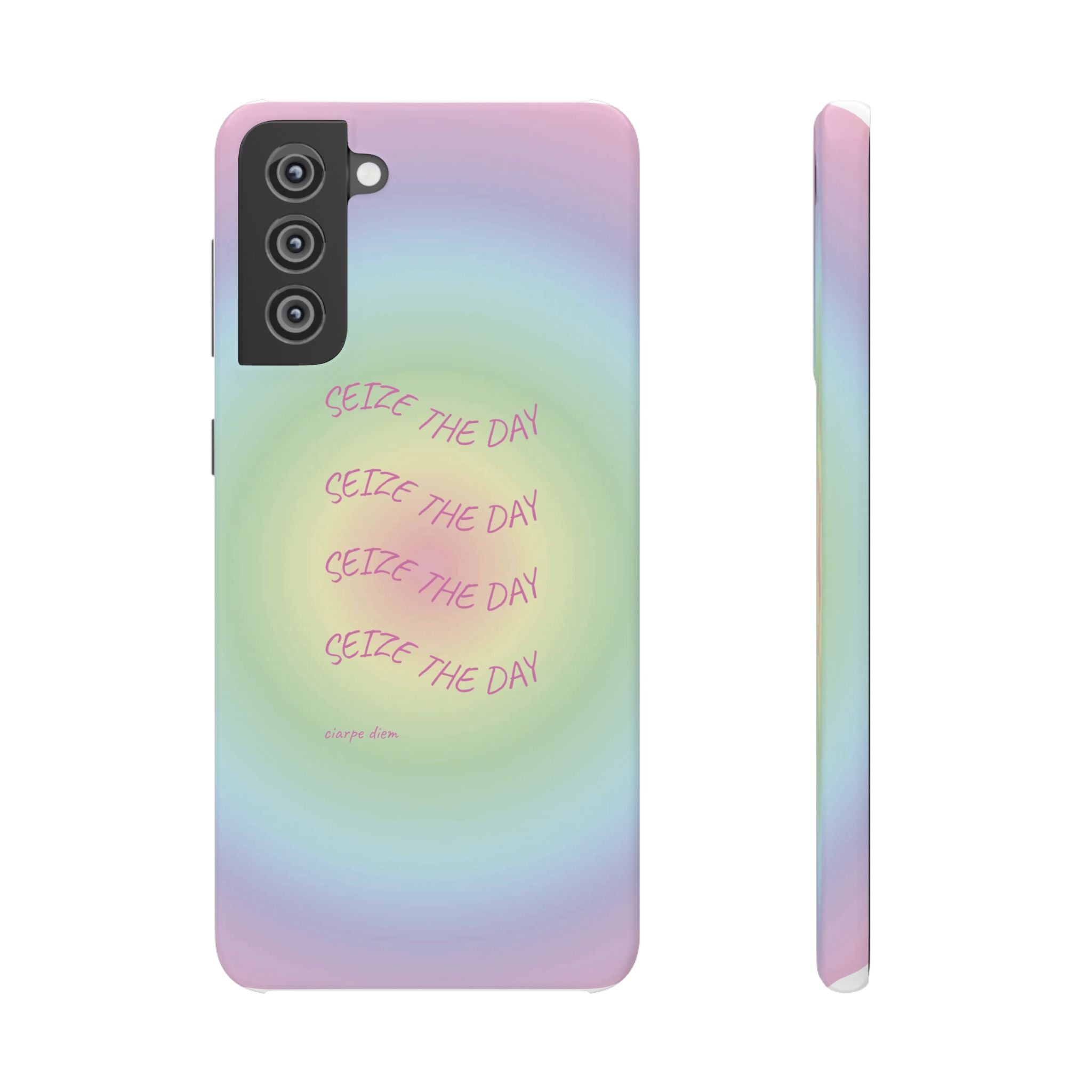 Carpe Diem Bermuda Halo Gradient Snap Phone Case