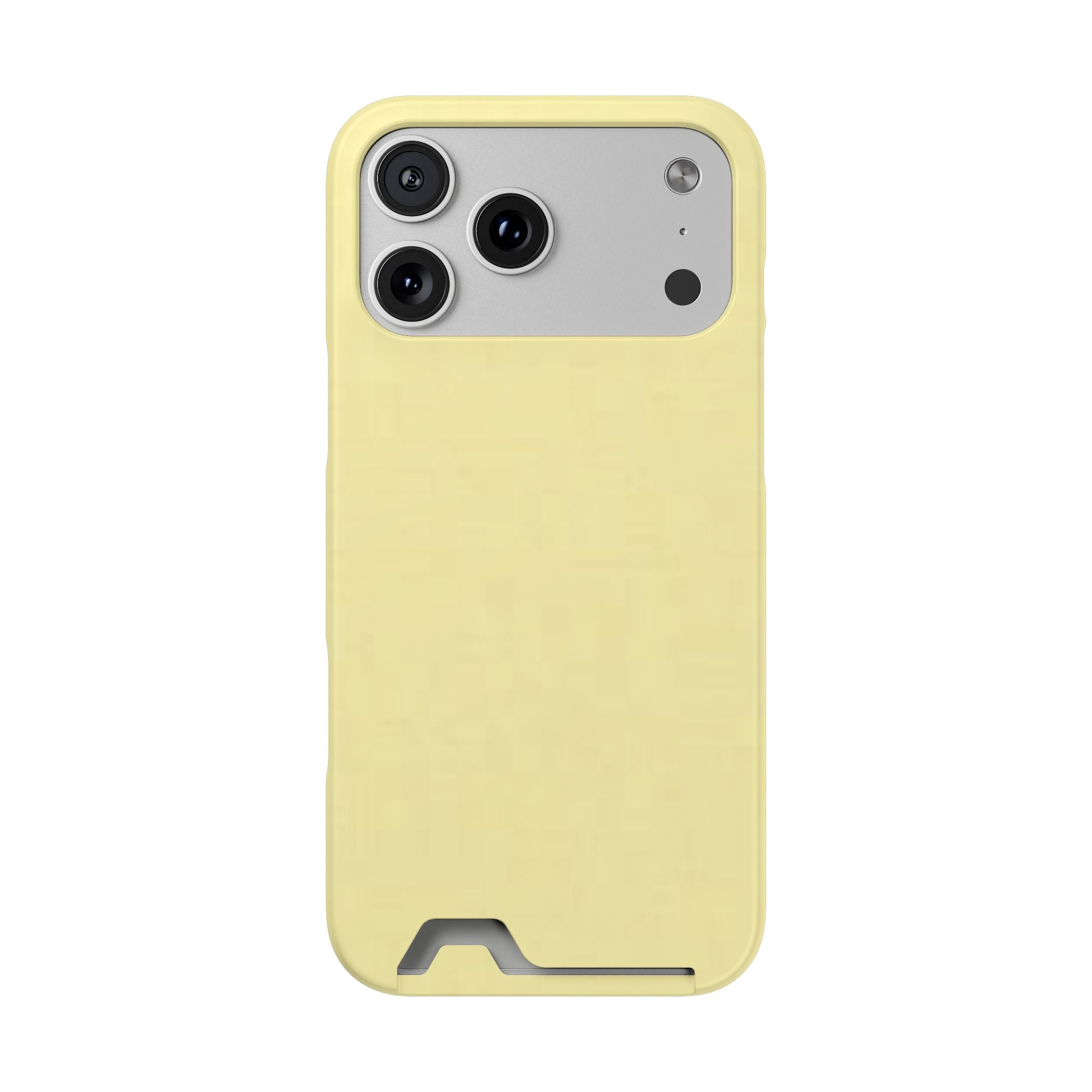 Pale Yellow Card-Holder Phone Case