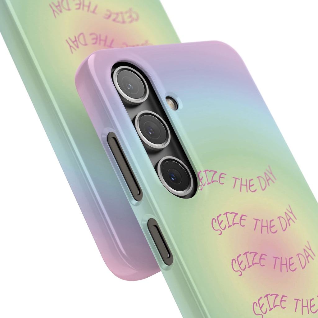 Carpe Diem Bermuda Halo Gradient Snap Phone Case