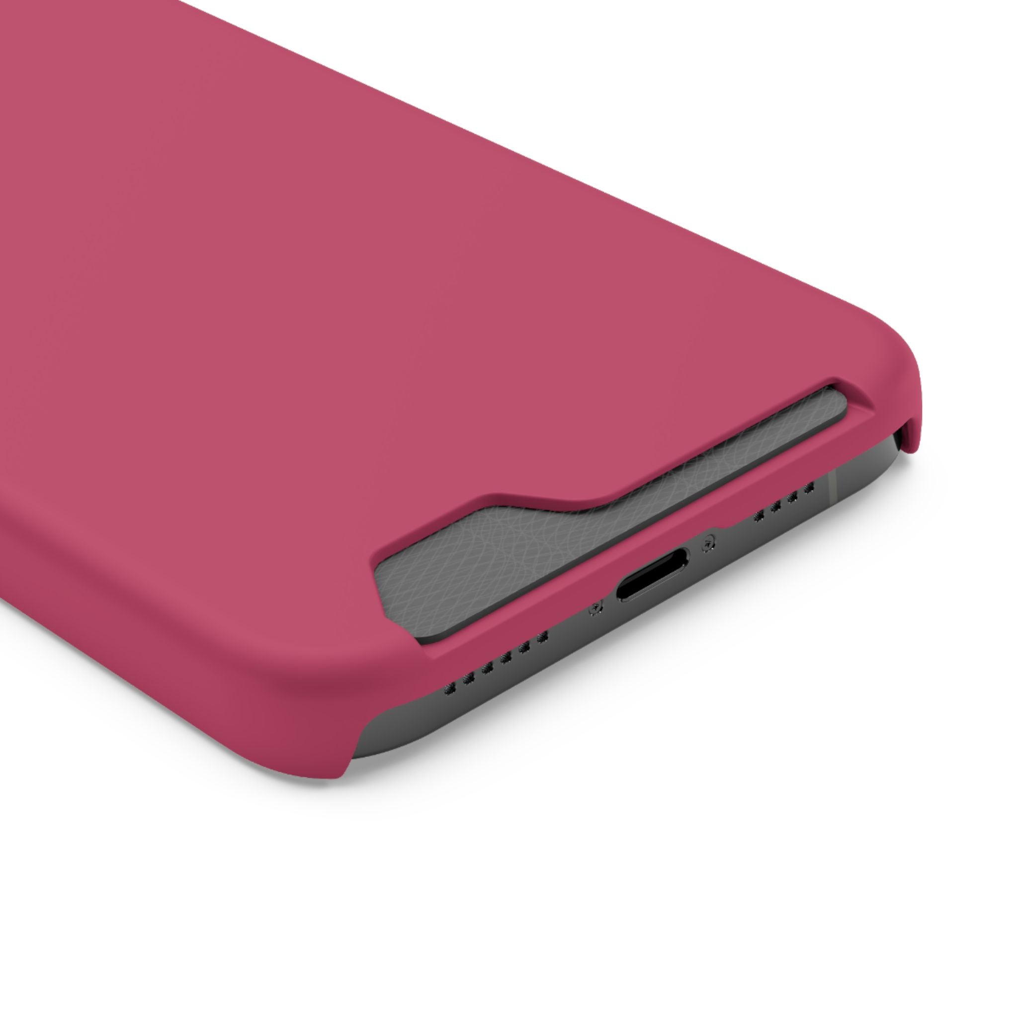 Raspberry Card Holder Phone Case