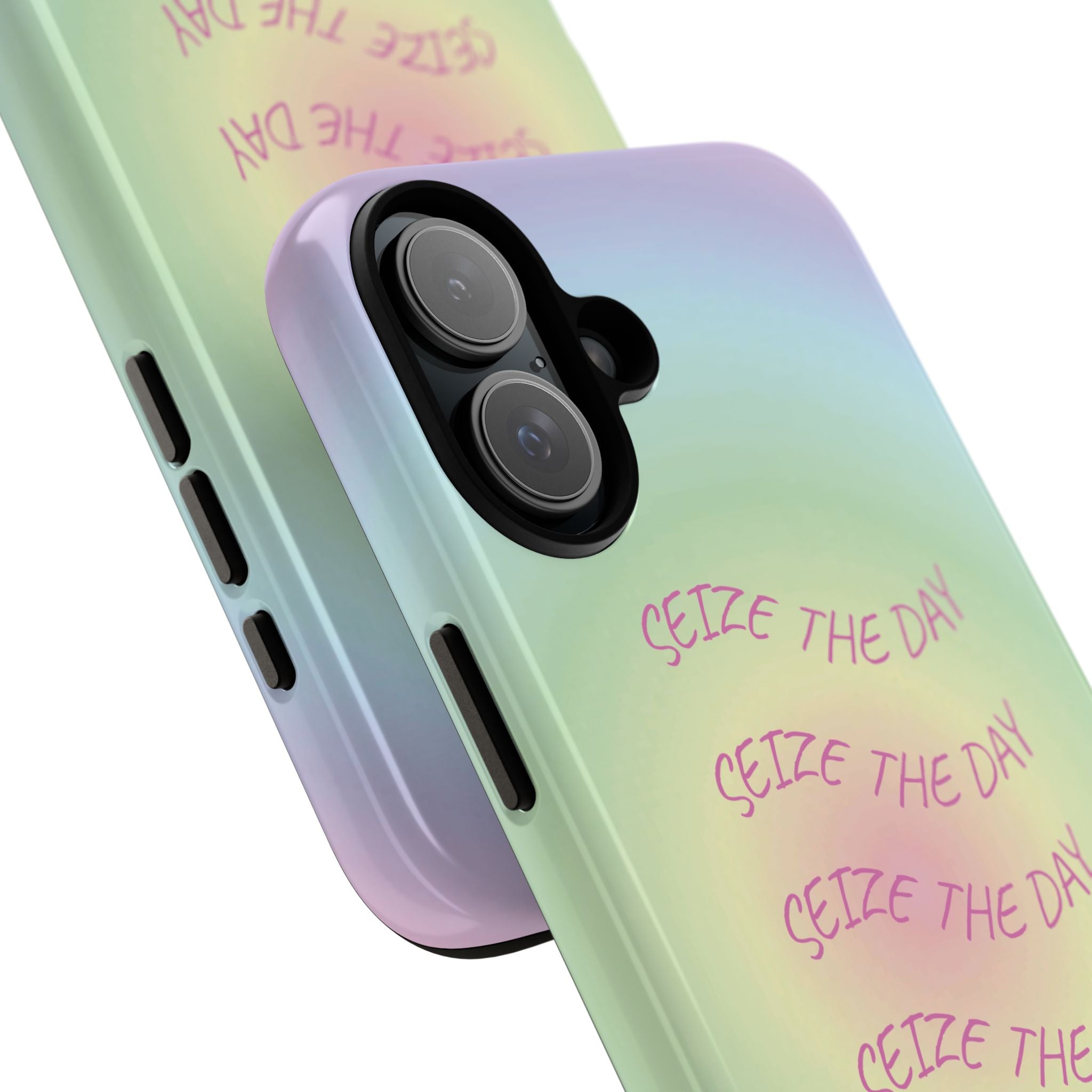 Bermuda Halo Seize The Day Pastel Gradient Tough Phone Case