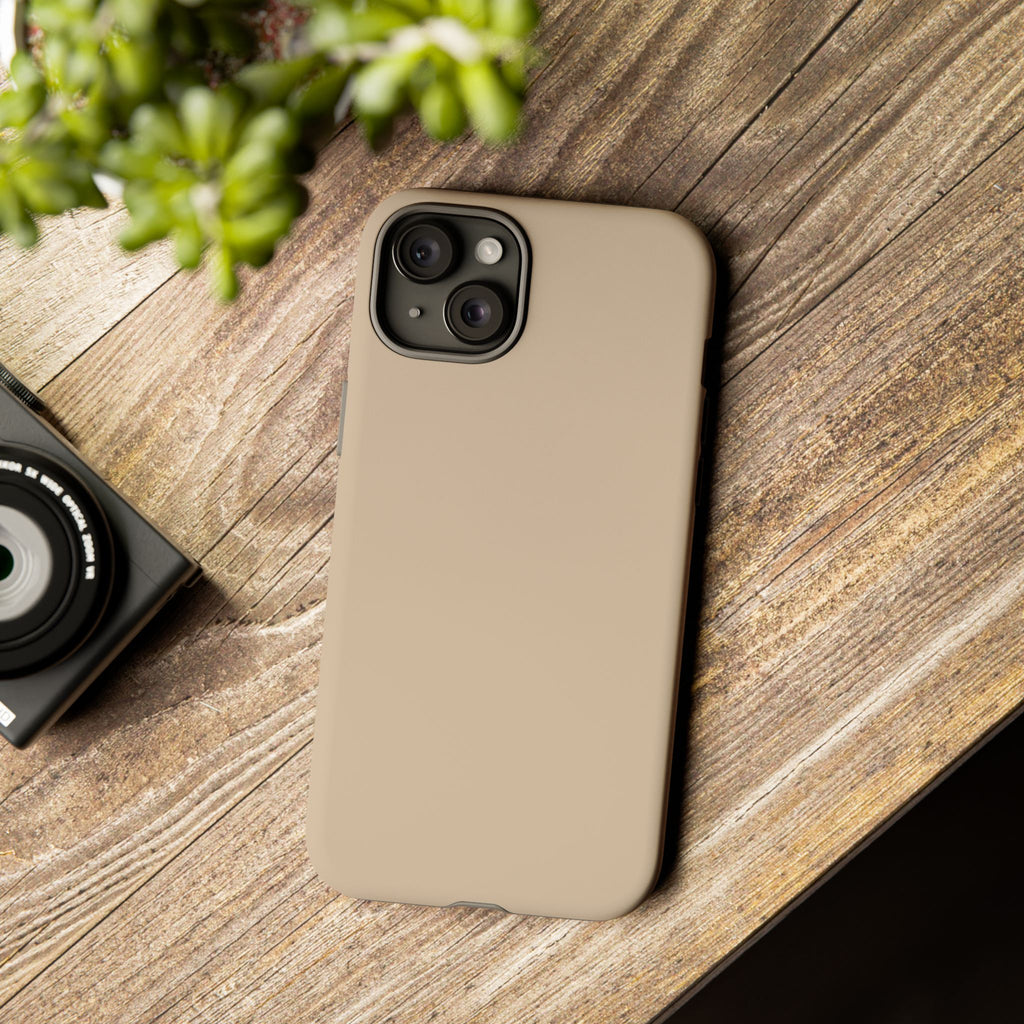 Beige Protective Phone Case