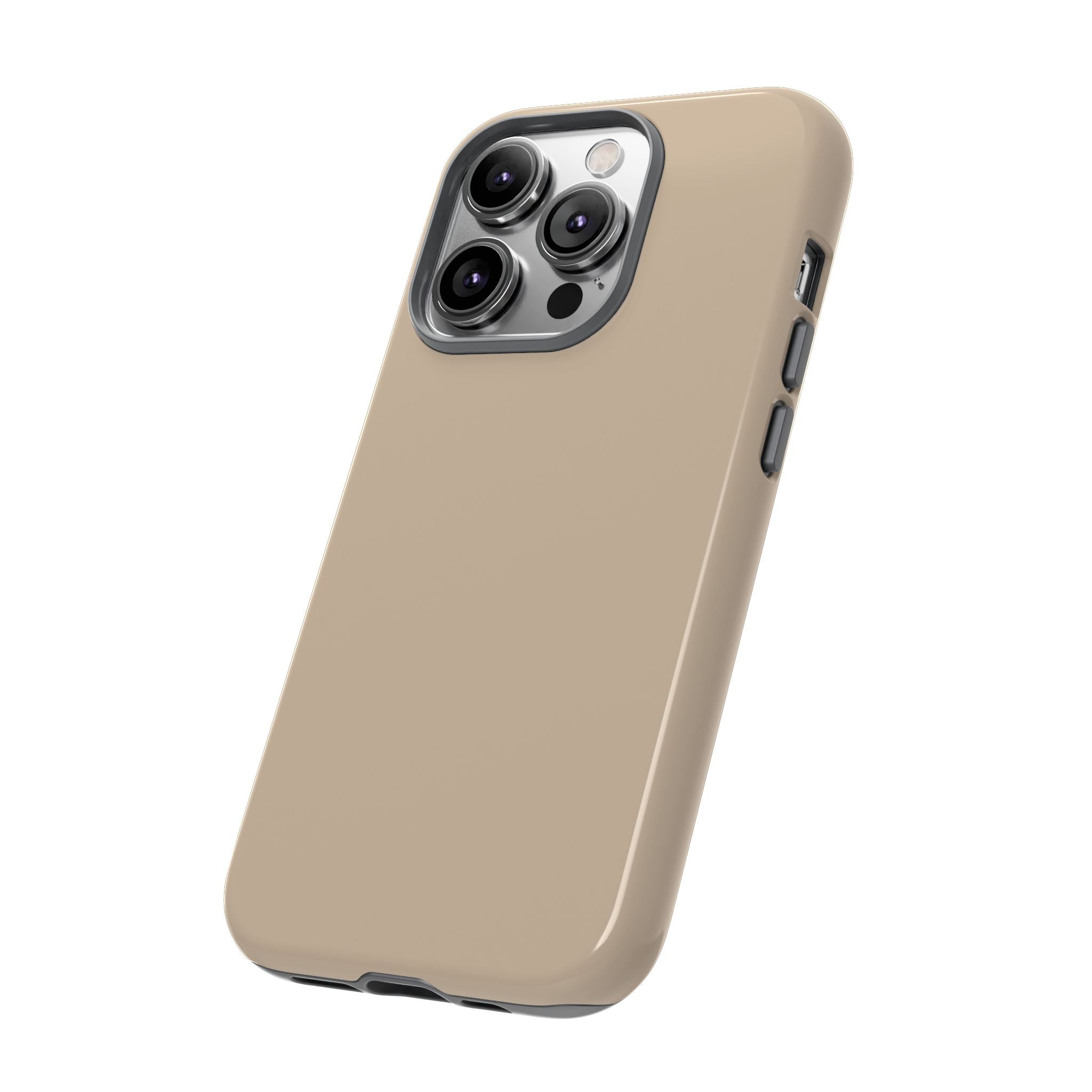 Beige Protective Phone Case