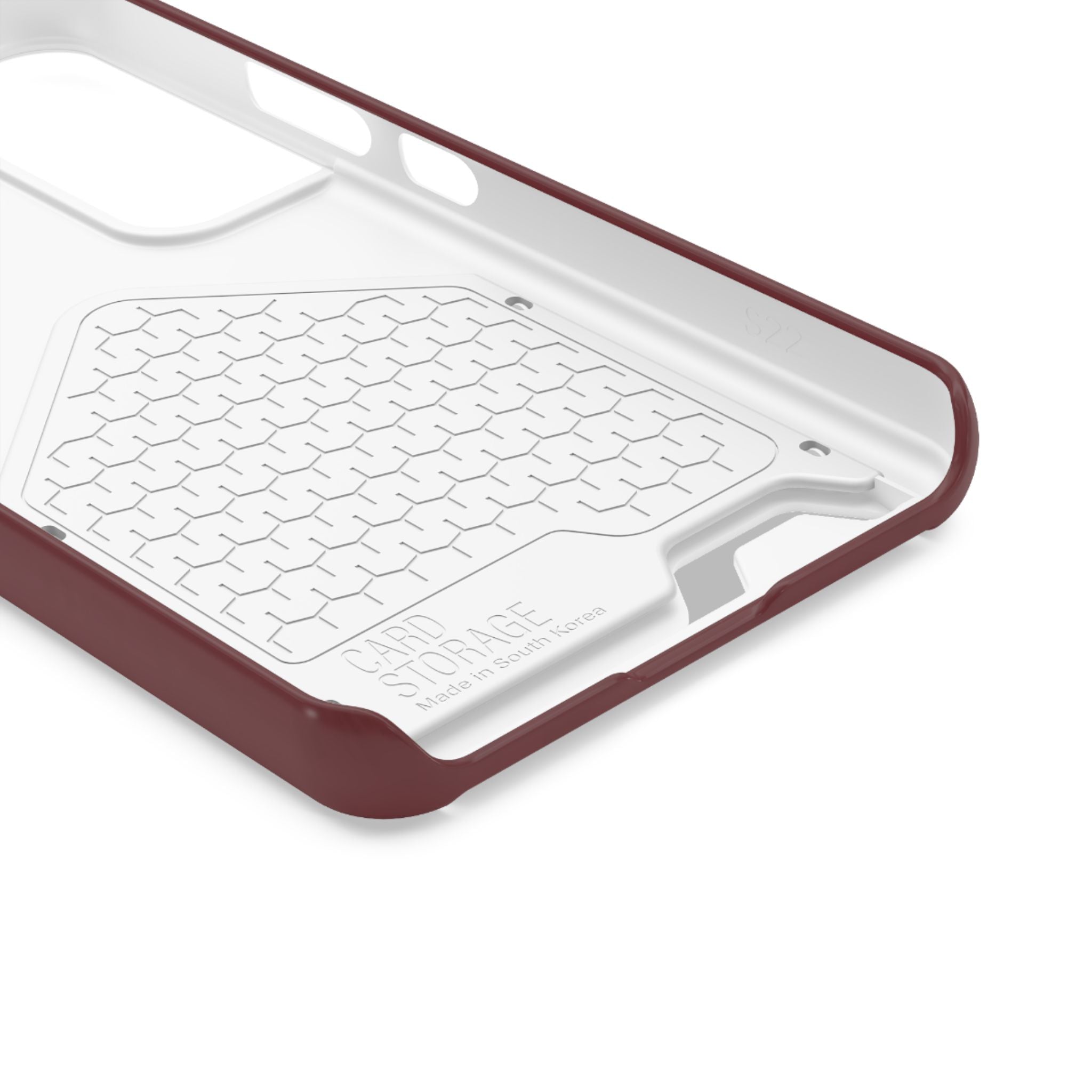 Dark Cherry Card Holder Phone Case