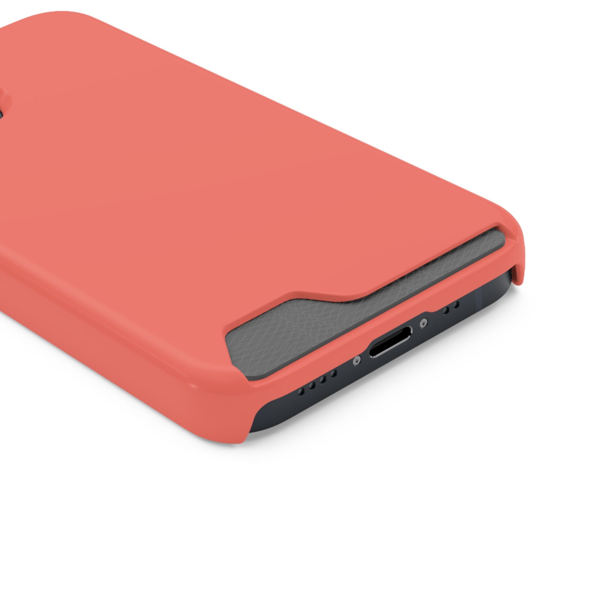 Coral Cardholder Phone Case