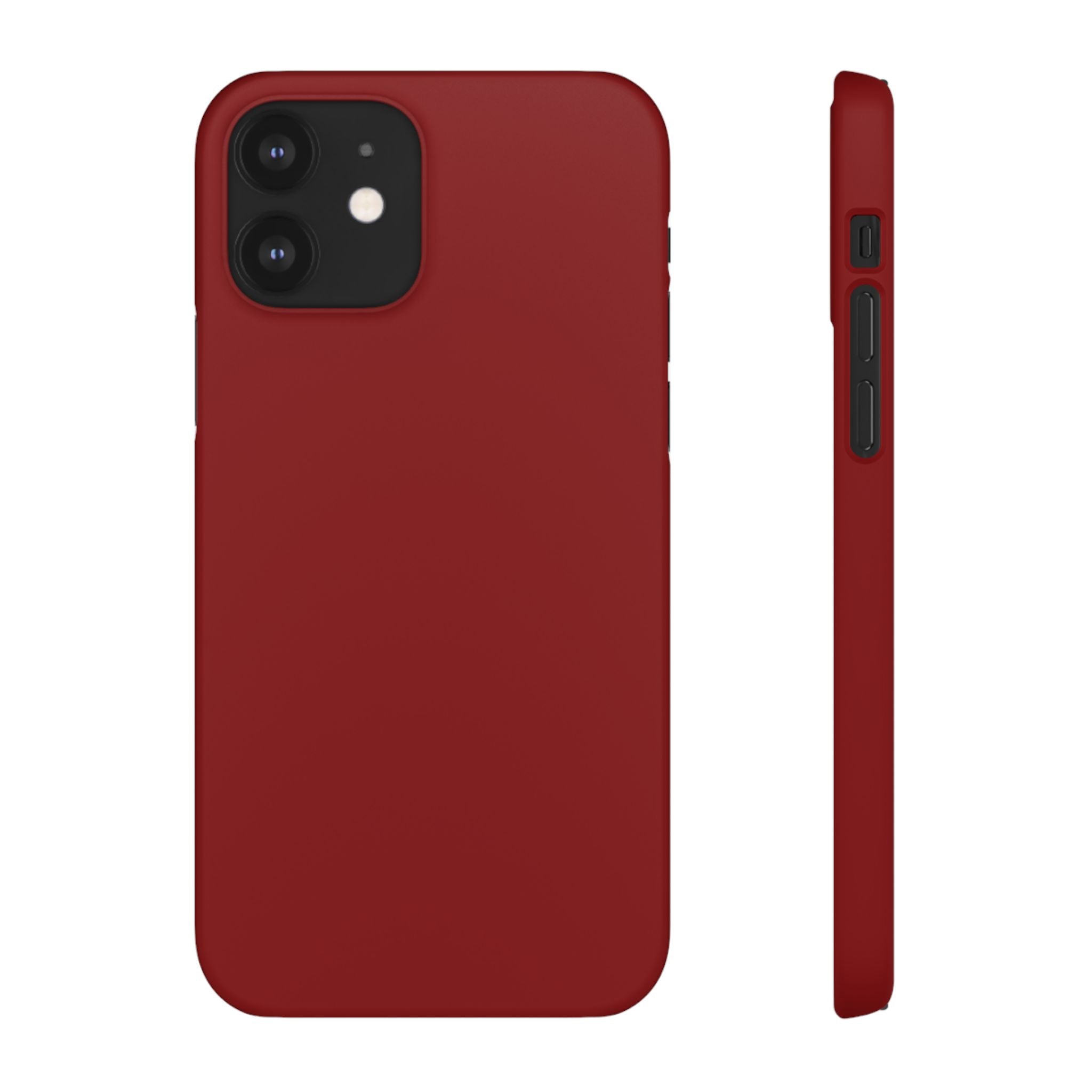 Dark Red Snap Phone Case