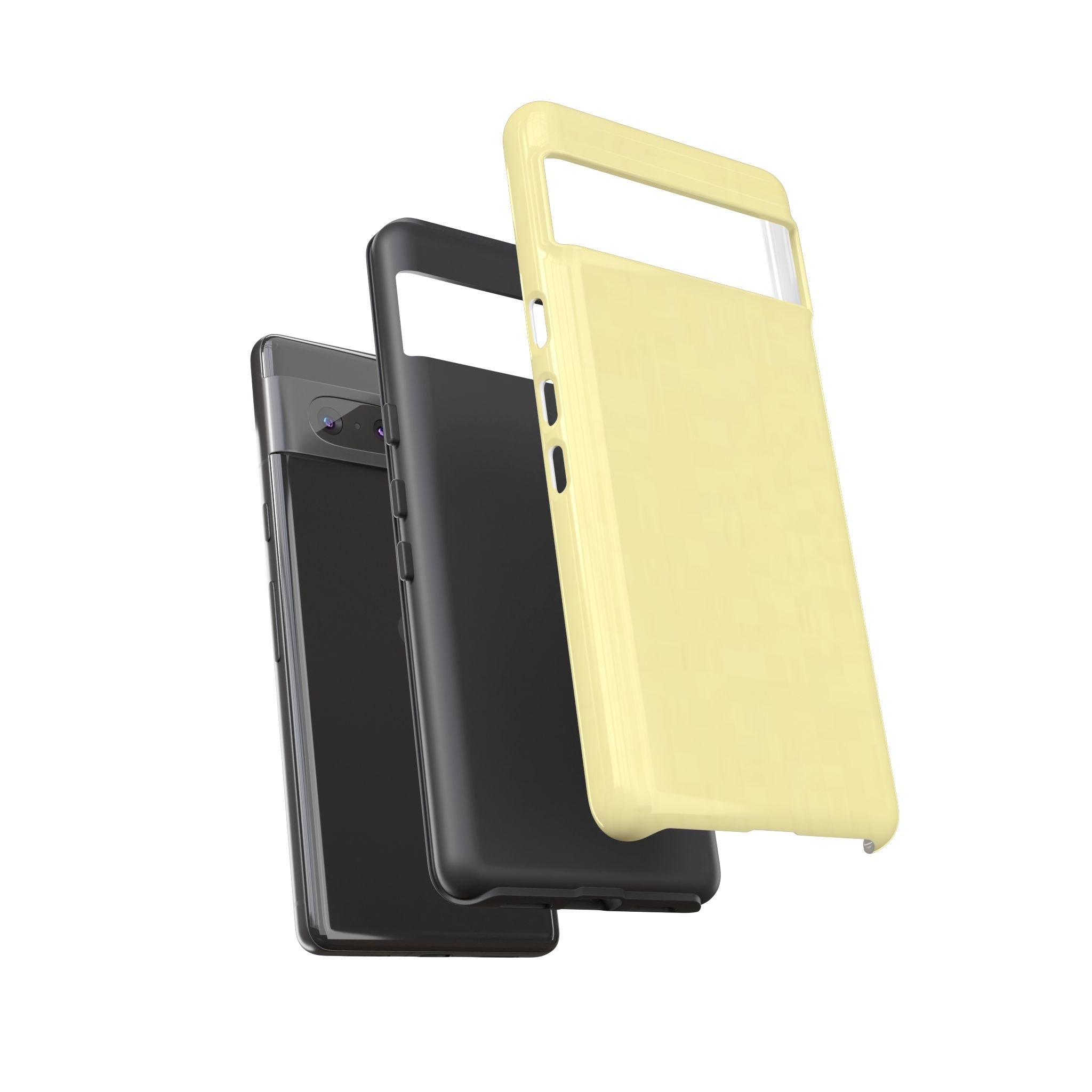 Pale Yellow Protective Phone Case