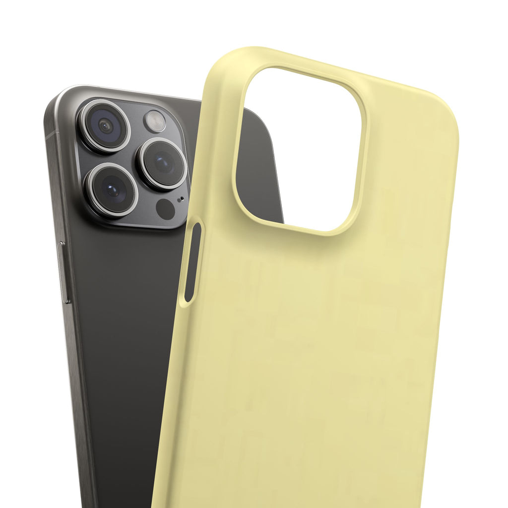 Pale Yellow Snap Phone Case