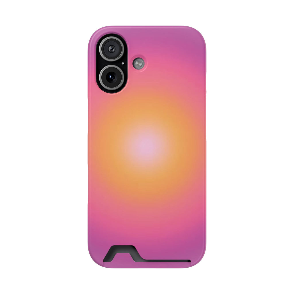 Sunset Gradient Phone Case with Card Holder