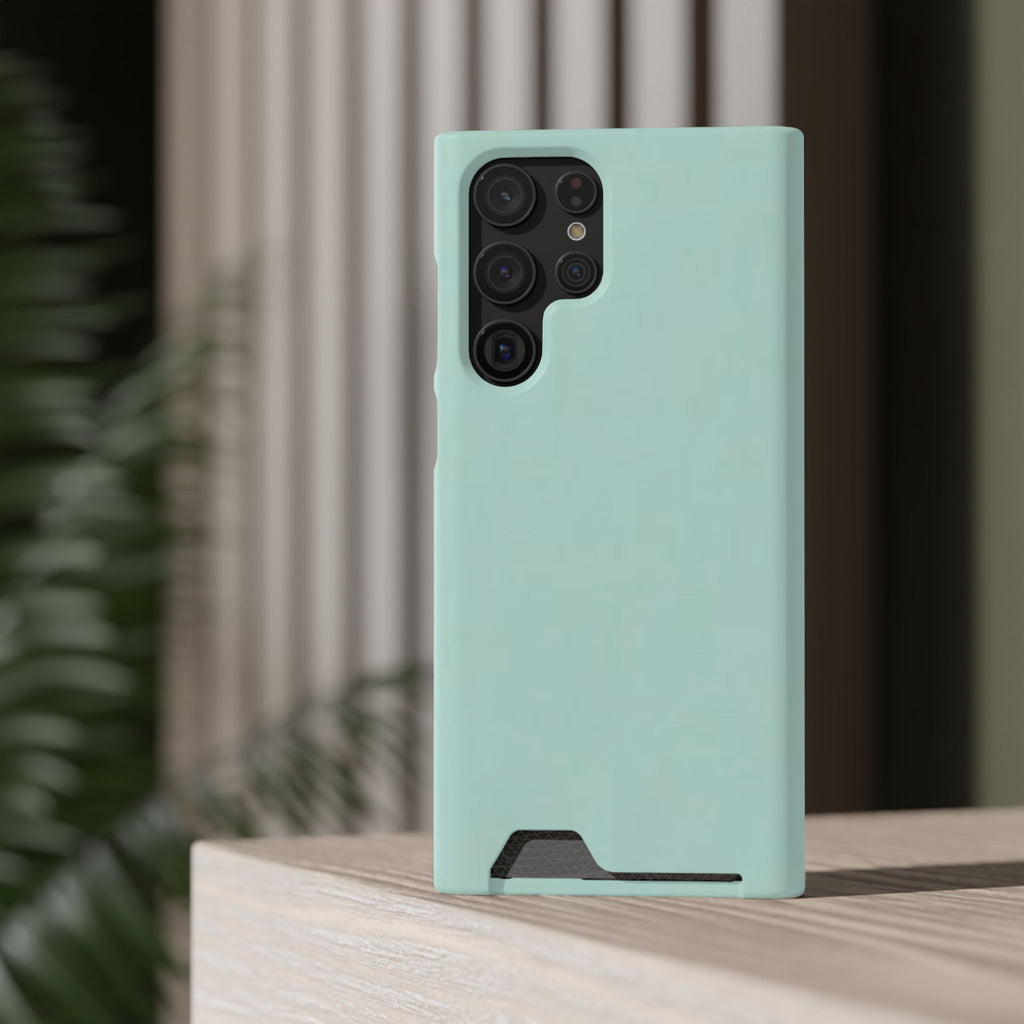 Light Mint Card Holder Phone Case