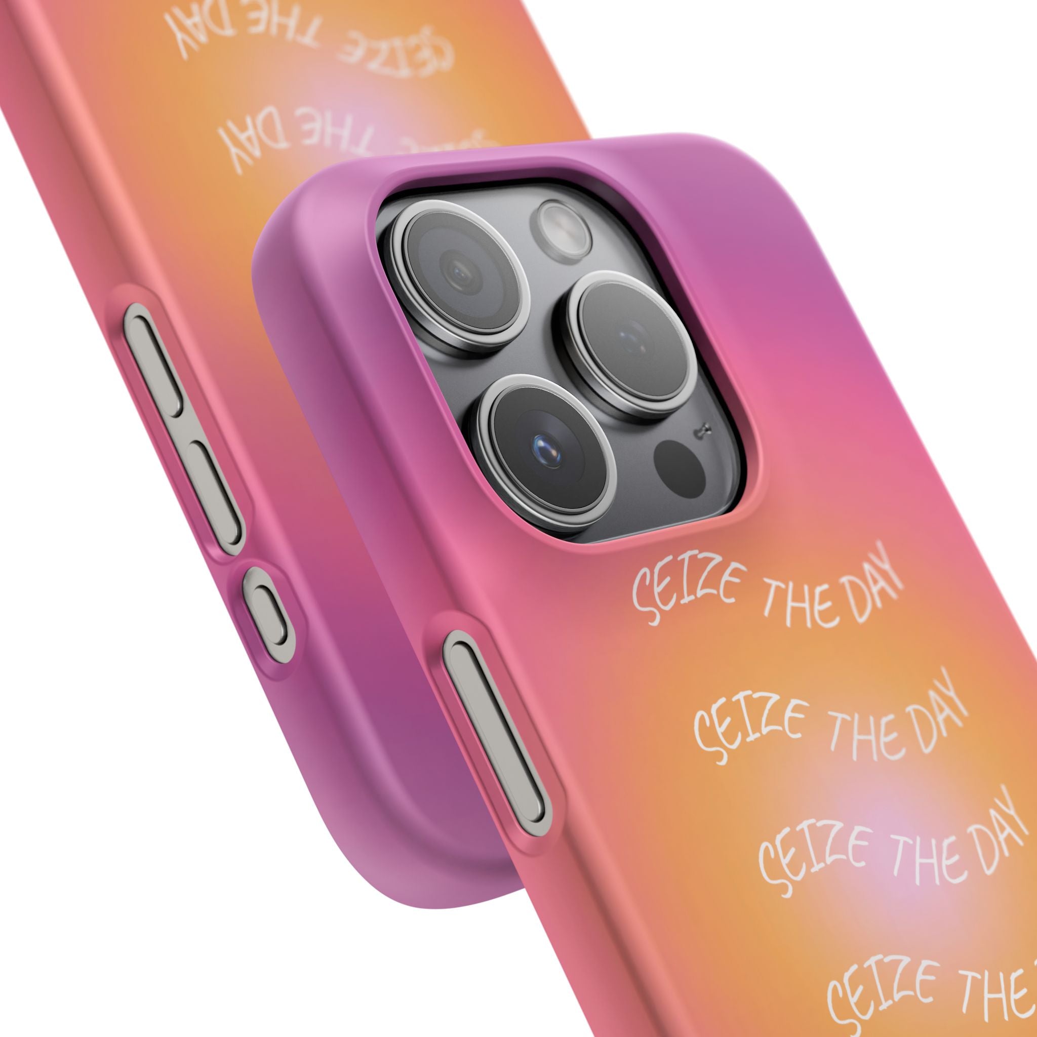Carpe Diem Sunburst Gradient Snap Phone Case