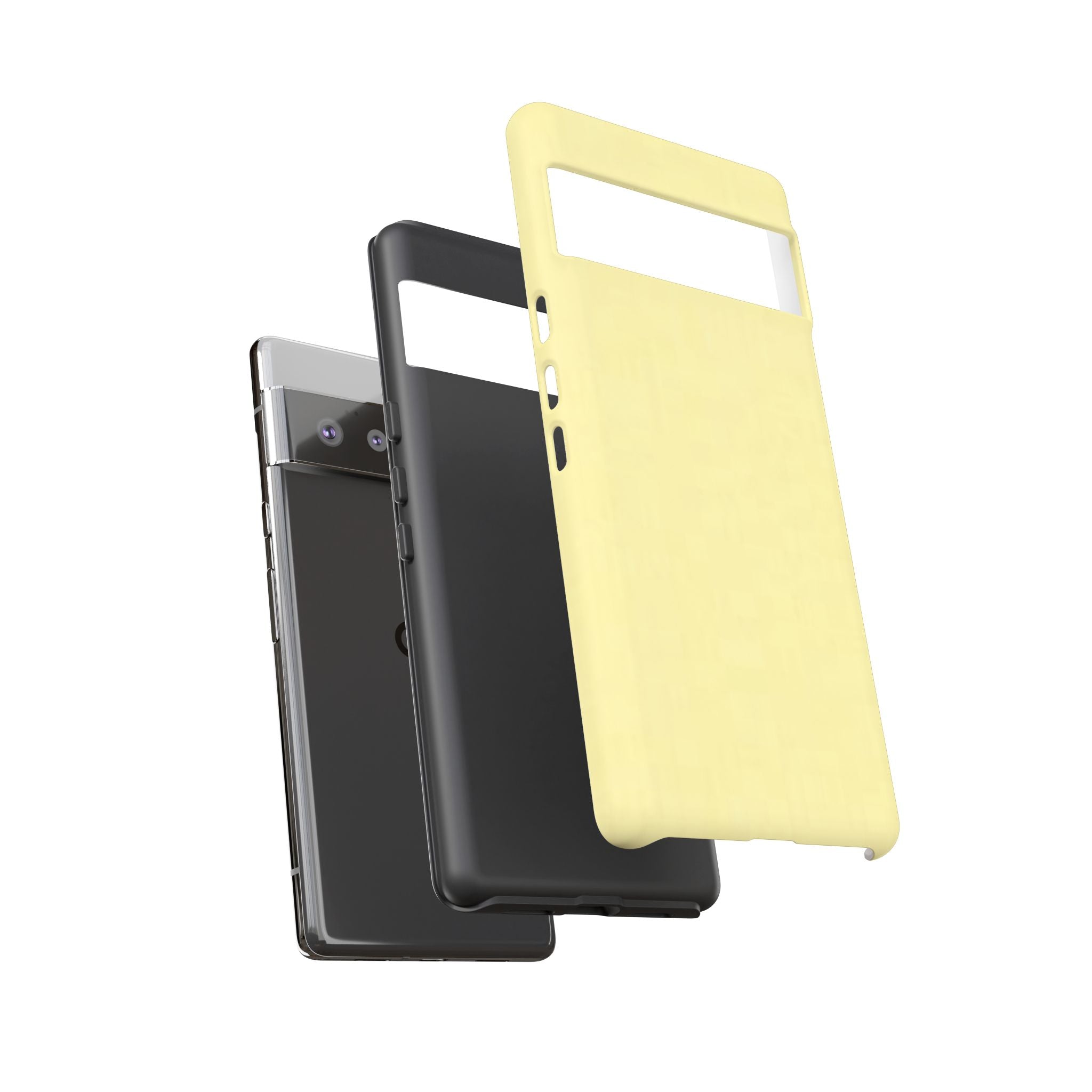 Pale Yellow Protective Phone Case
