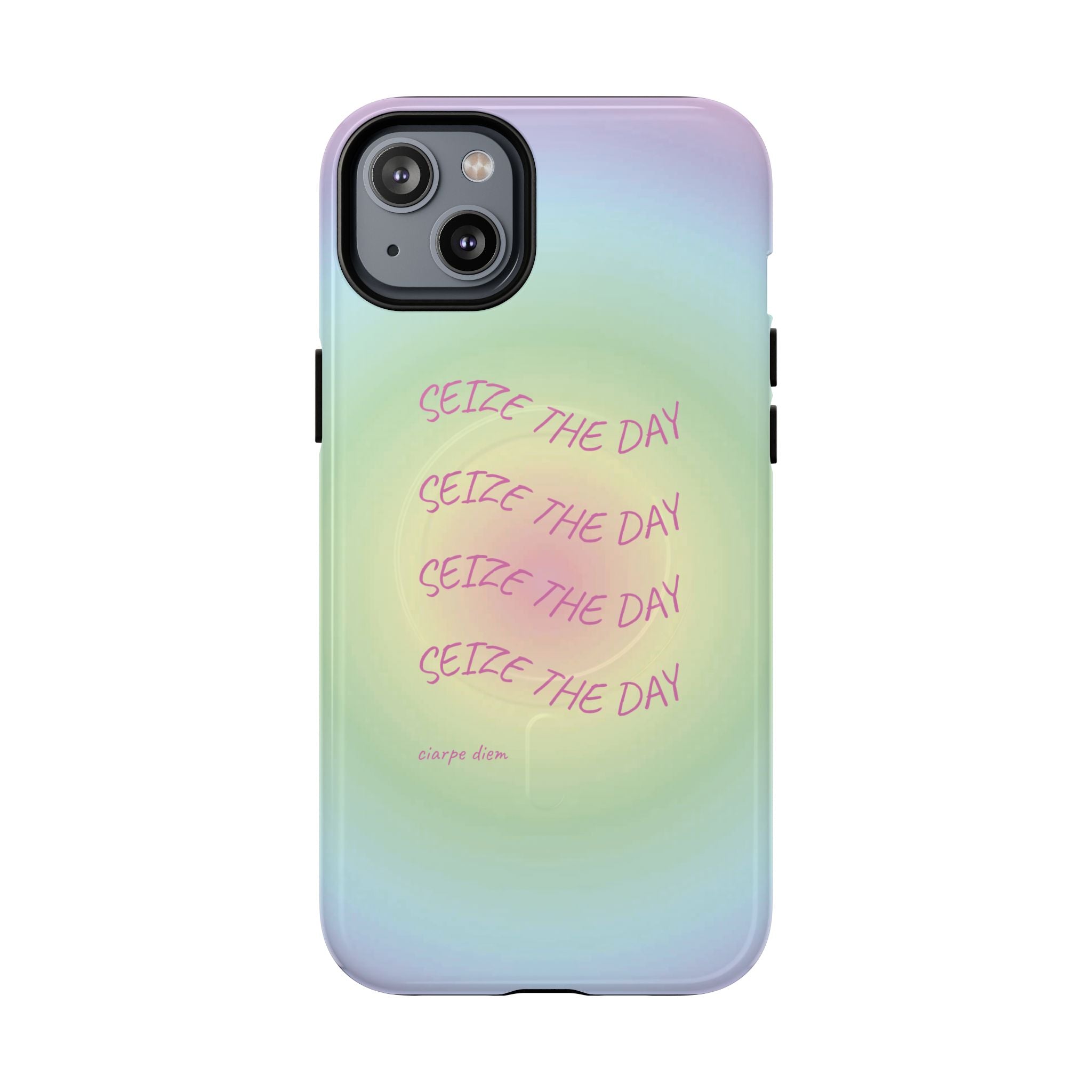 Bermuda Halo Seize The Day Gradient MagSafe Protective Phone Case