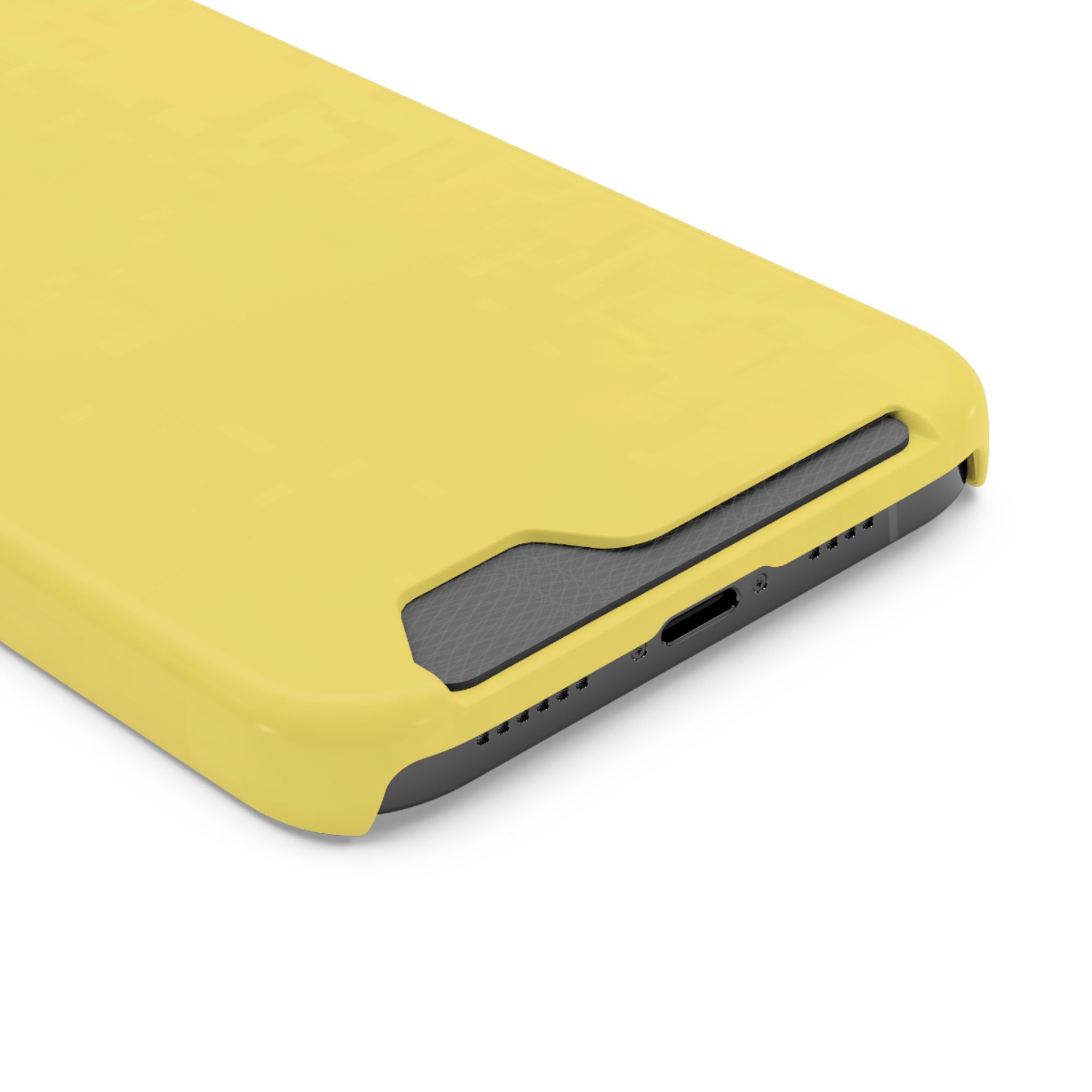 Yellow Card-Holder Phone Case