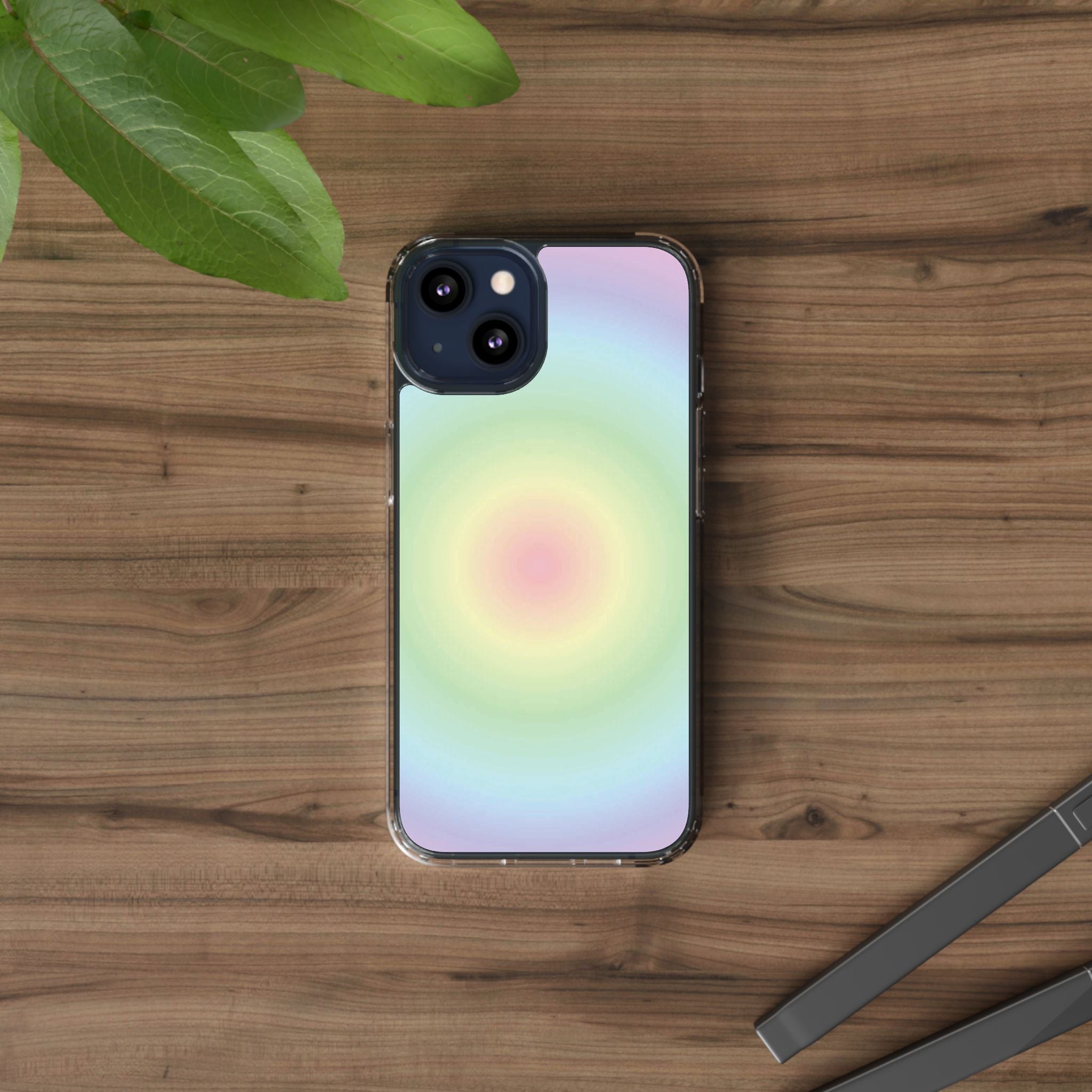 Clear Bermuda Halo Gradient Protective Cover