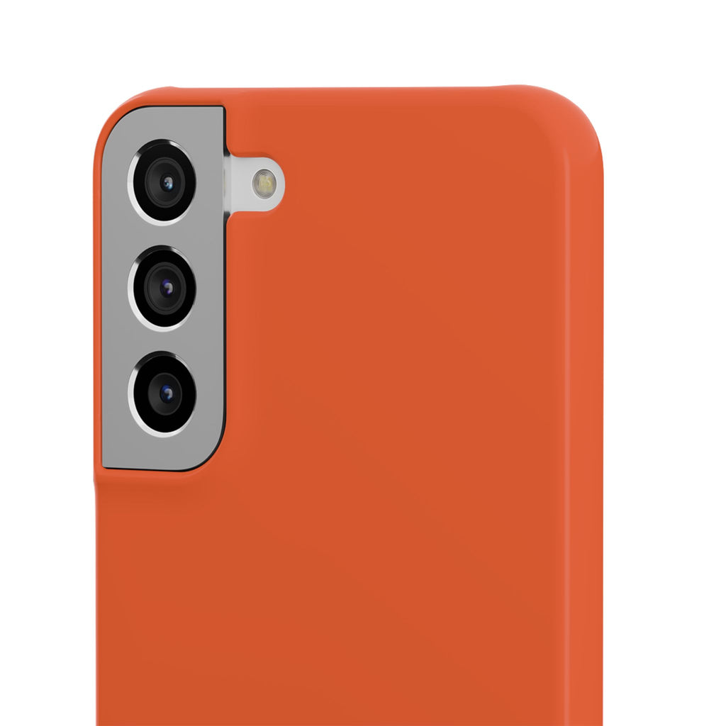 Orange Snap Phone Case